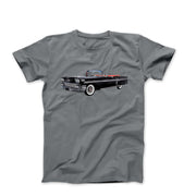 1958 Black Chevy Impala Convertible T-shirt - Cars, Trucks & Cycles - Harvey Ltd