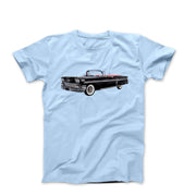 1958 Black Chevy Impala Convertible T-shirt - Cars, Trucks & Cycles - Harvey Ltd