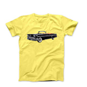 1958 Black Chevy Impala Convertible T-shirt - Cars, Trucks & Cycles - Harvey Ltd