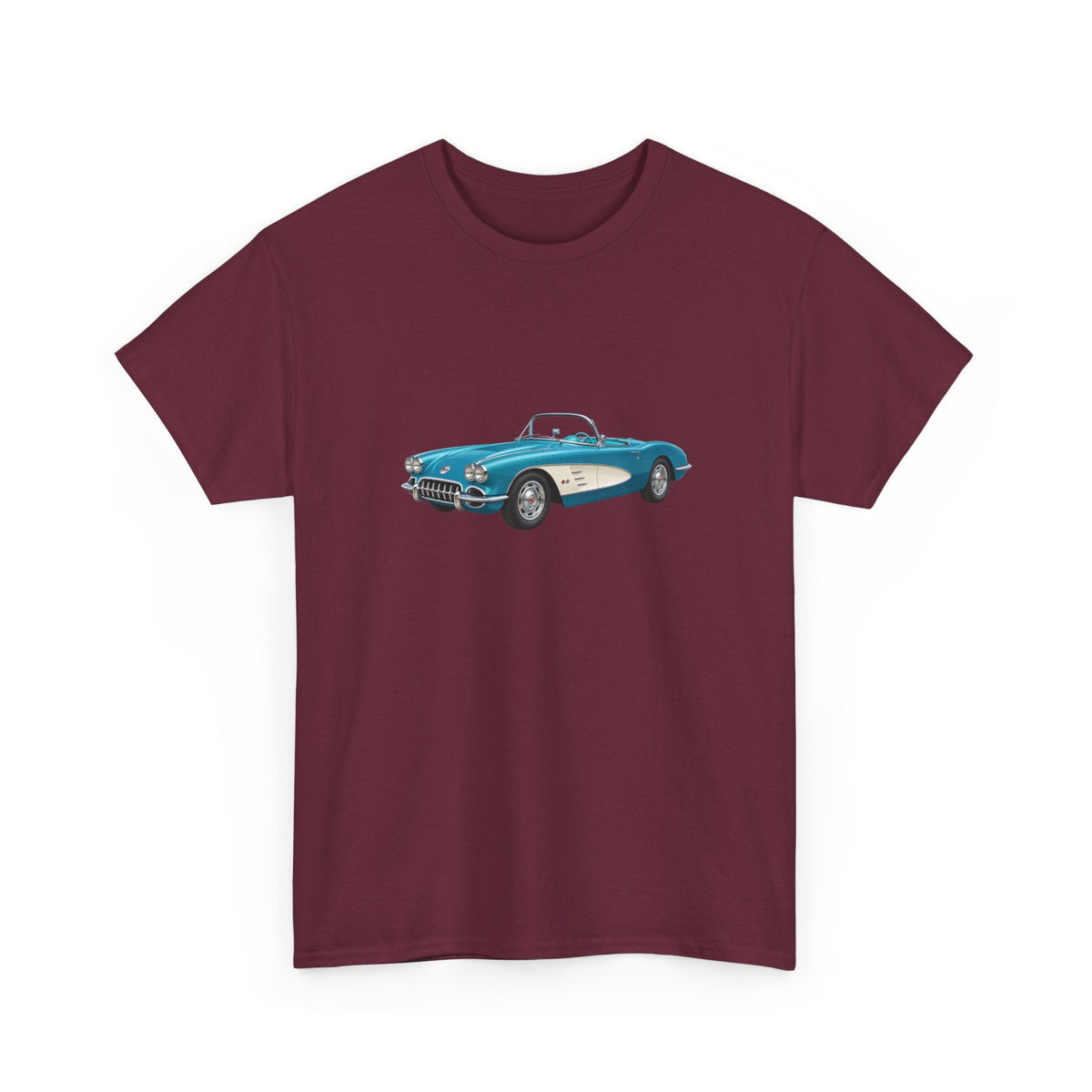 1958 Chevy Corvette Sports Car T-shirt - Cars, Trucks & Cycles - Harvey Ltd