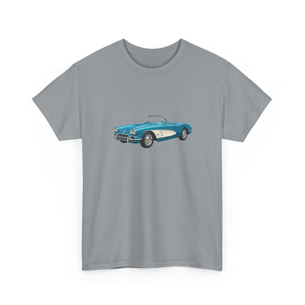 1958 Chevy Corvette Sports Car T-shirt - Cars, Trucks & Cycles - Harvey Ltd
