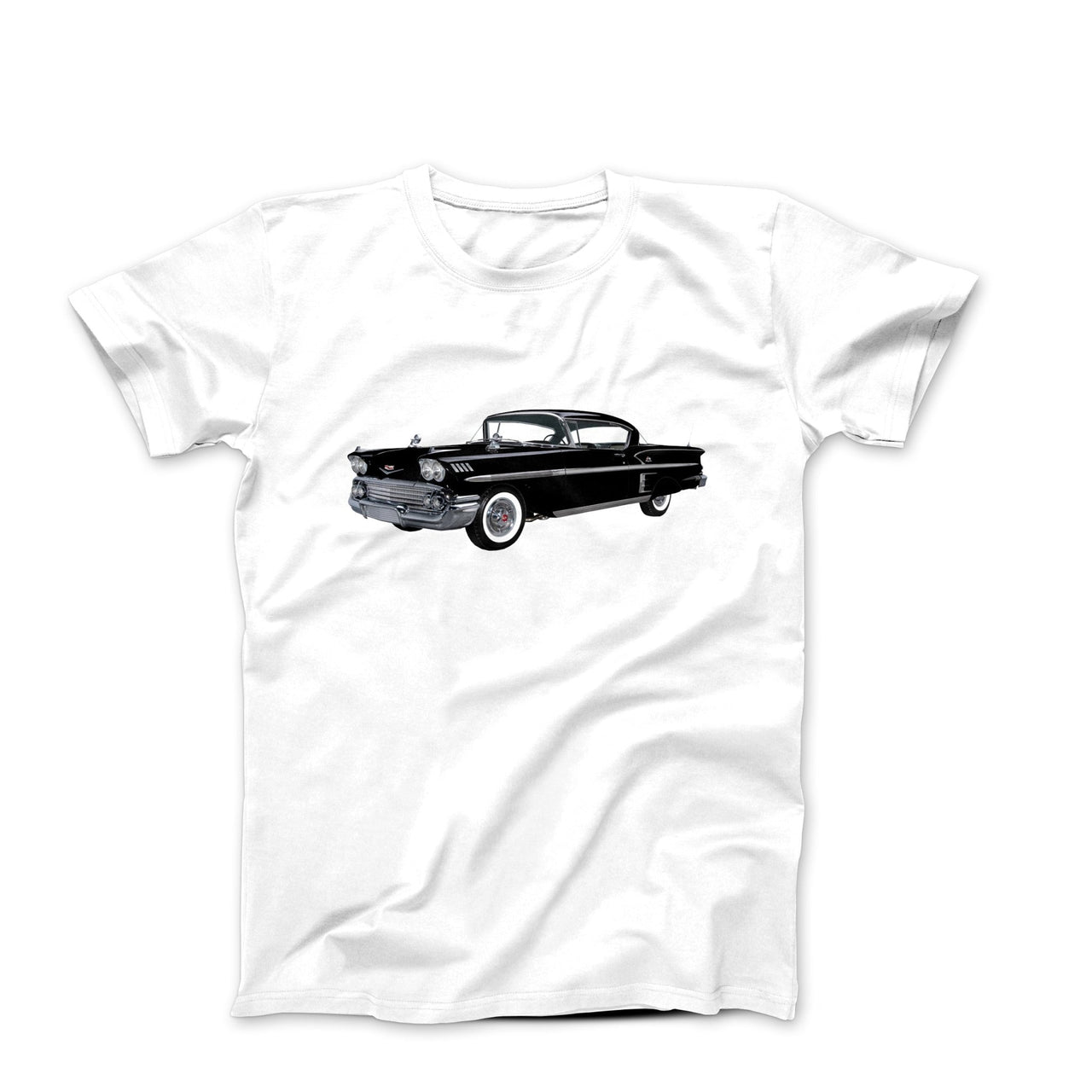 1958 Chevy Impala Coupe T-shirt - Cars, Trucks & Cycles - Harvey Ltd