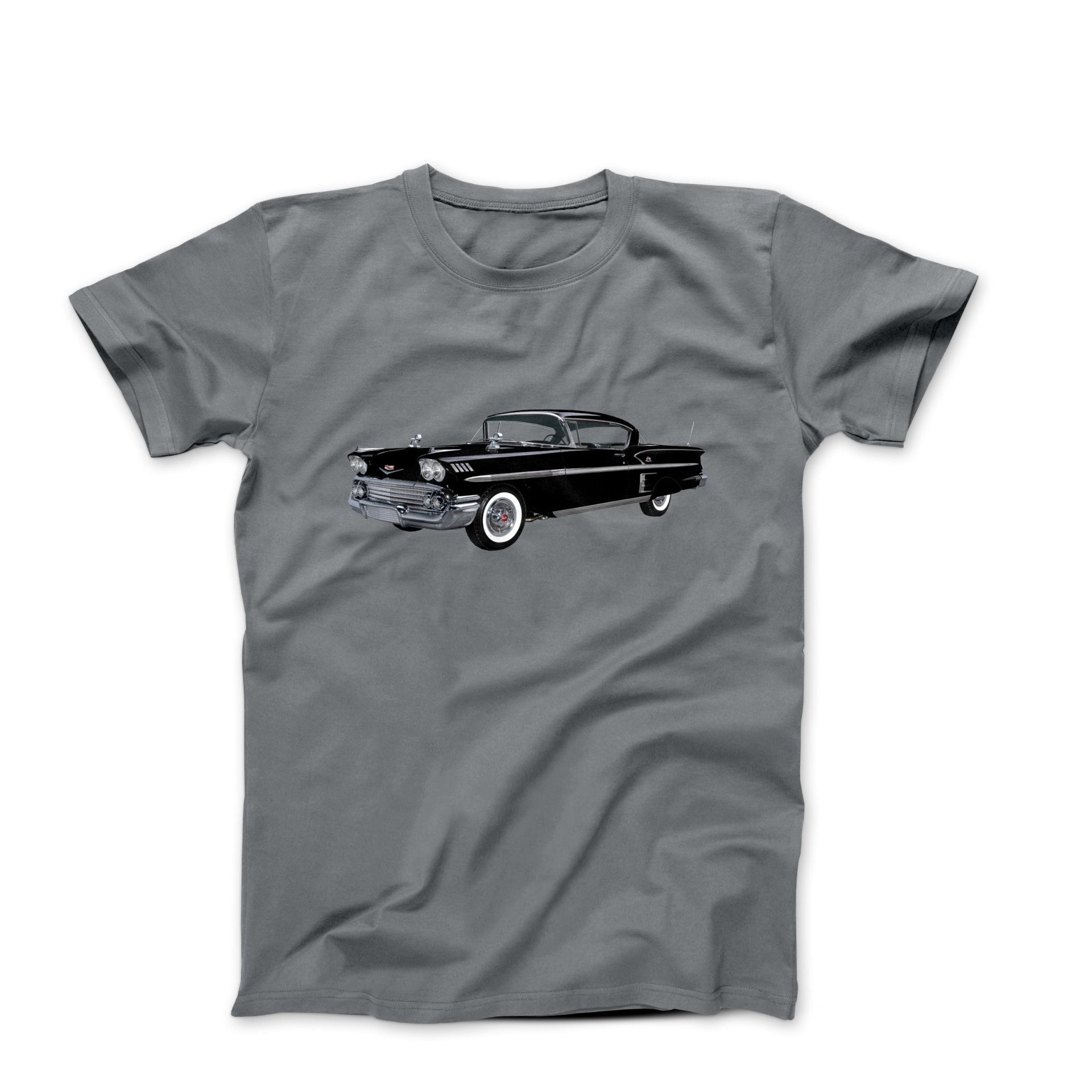 1958 Chevy Impala Coupe T-shirt - Cars, Trucks & Cycles - Harvey Ltd