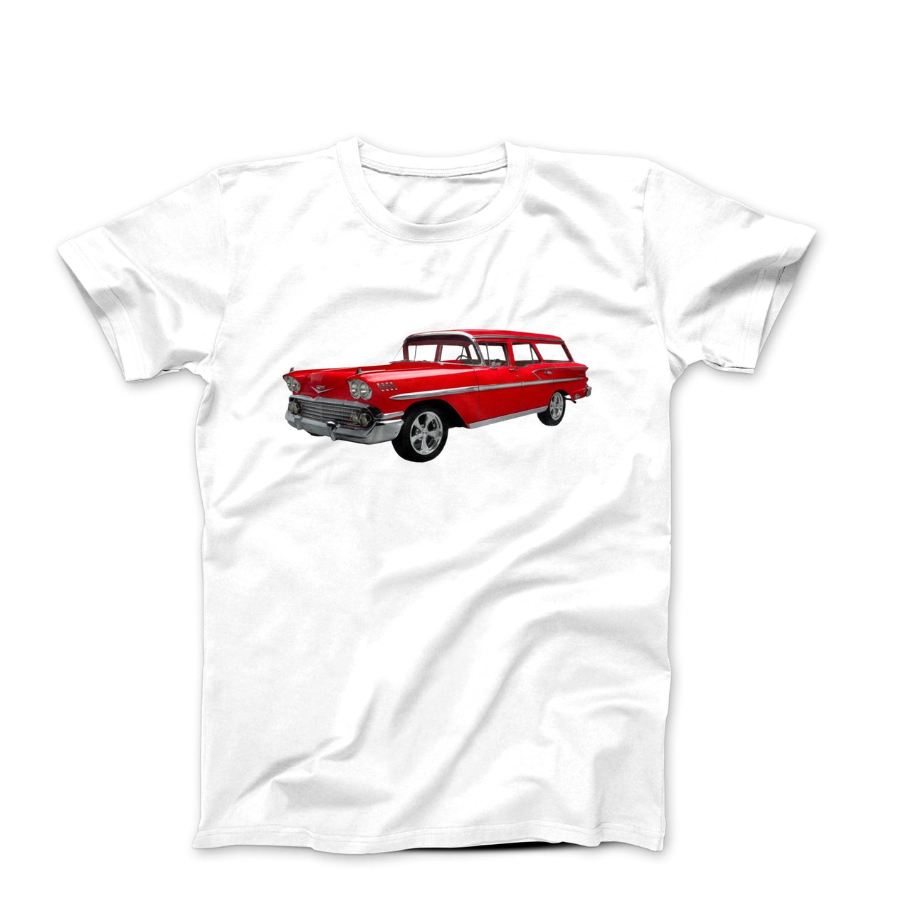 1958 Chevy Nomad Station Wagon T-shirt - Cars, Trucks & Cycles - Harvey Ltd