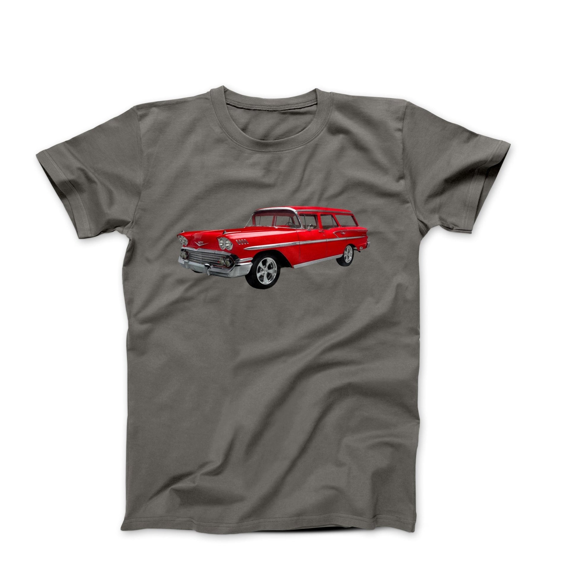 1958 Chevy Nomad Station Wagon T-shirt - Cars, Trucks & Cycles - Harvey Ltd