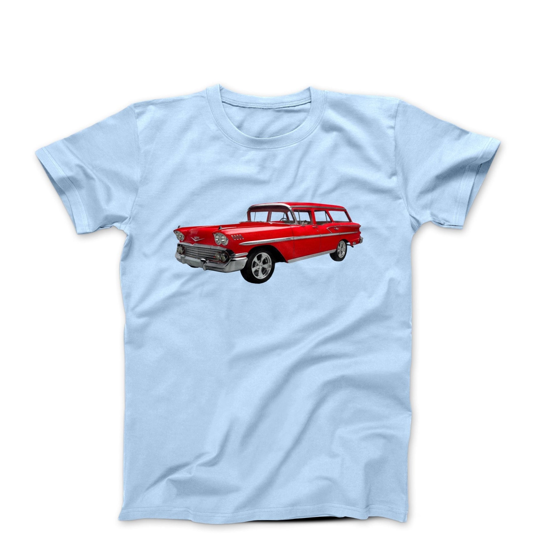 1958 Chevy Nomad Station Wagon T-shirt - Cars, Trucks & Cycles - Harvey Ltd