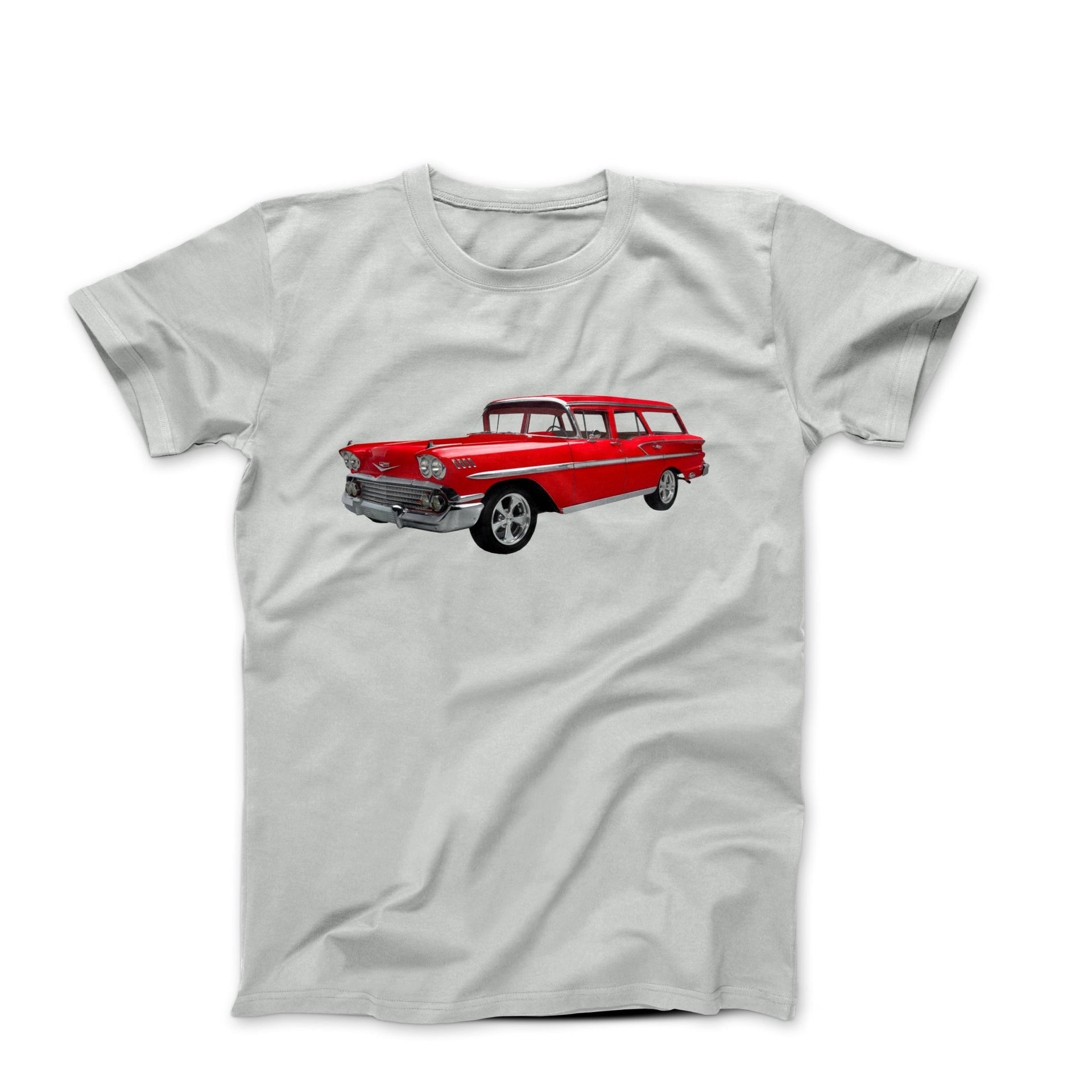 1958 Chevy Nomad Station Wagon T-shirt - Cars, Trucks & Cycles - Harvey Ltd
