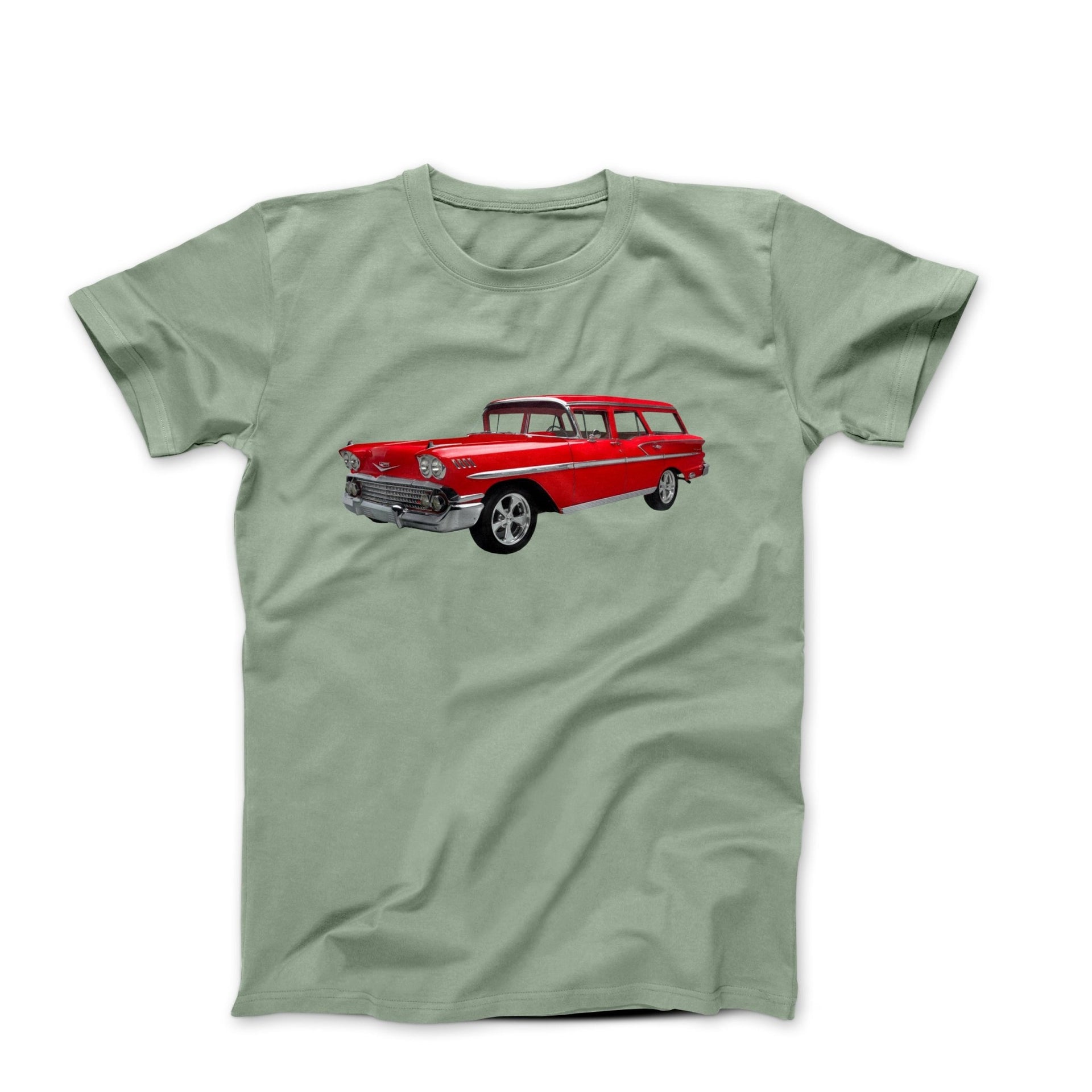 1958 Chevy Nomad Station Wagon T-shirt - Cars, Trucks & Cycles - Harvey Ltd