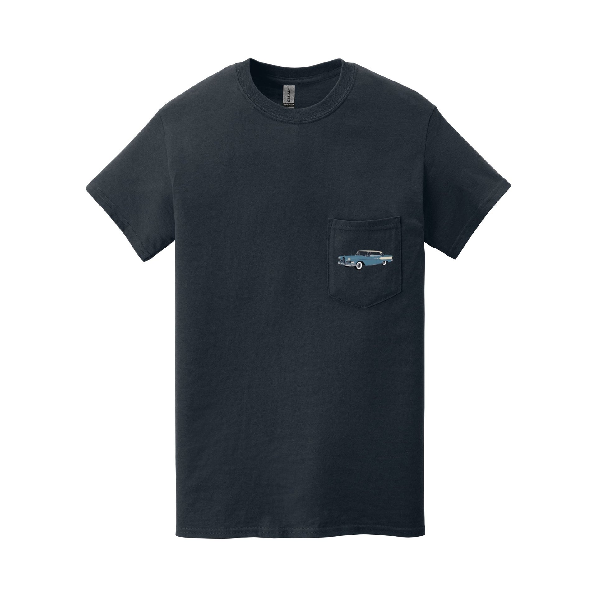 1958 Edsel Corsair Pocket T-shirt - Cars, Trucks & Cycles - Harvey Ltd