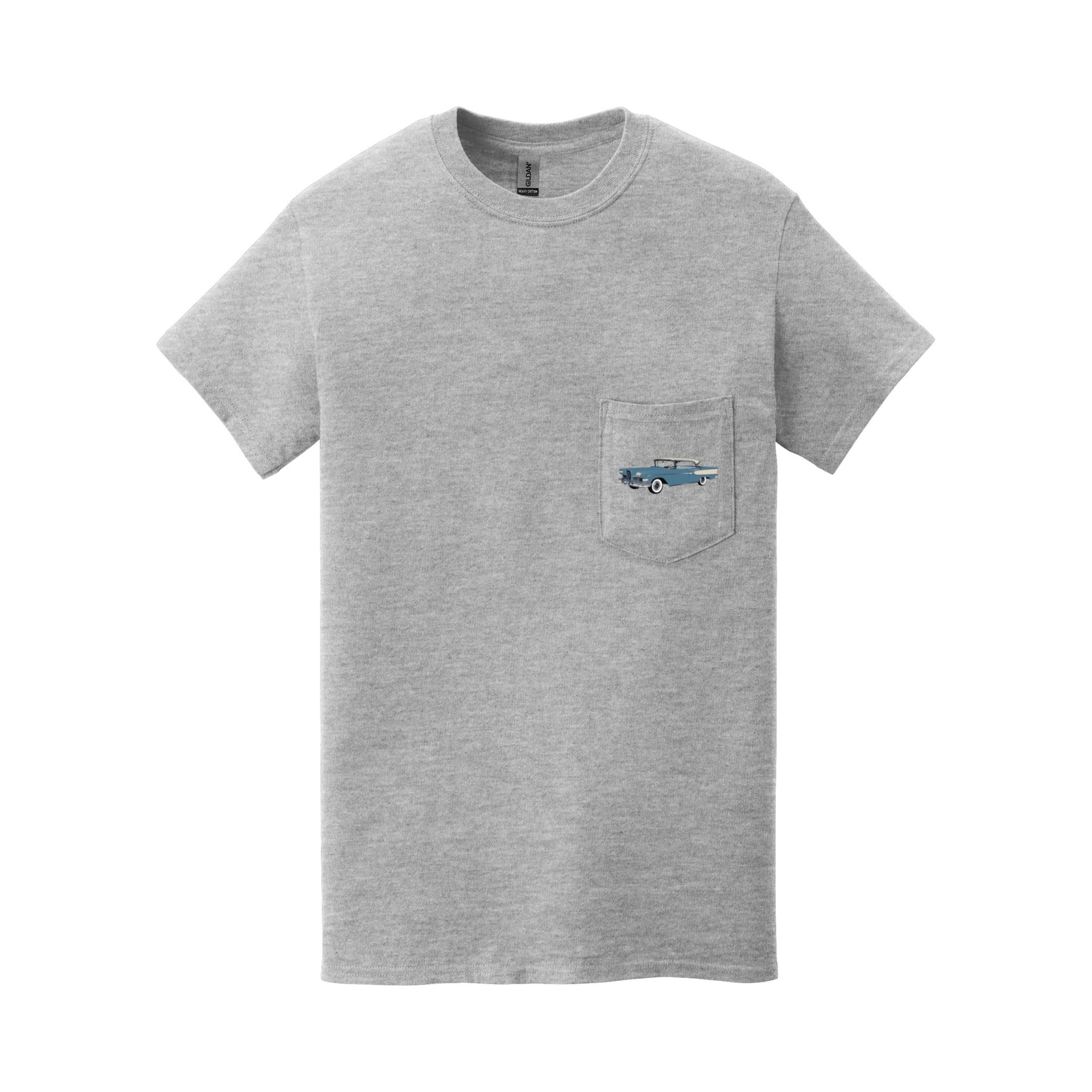 1958 Edsel Corsair Pocket T-shirt - Cars, Trucks & Cycles - Harvey Ltd