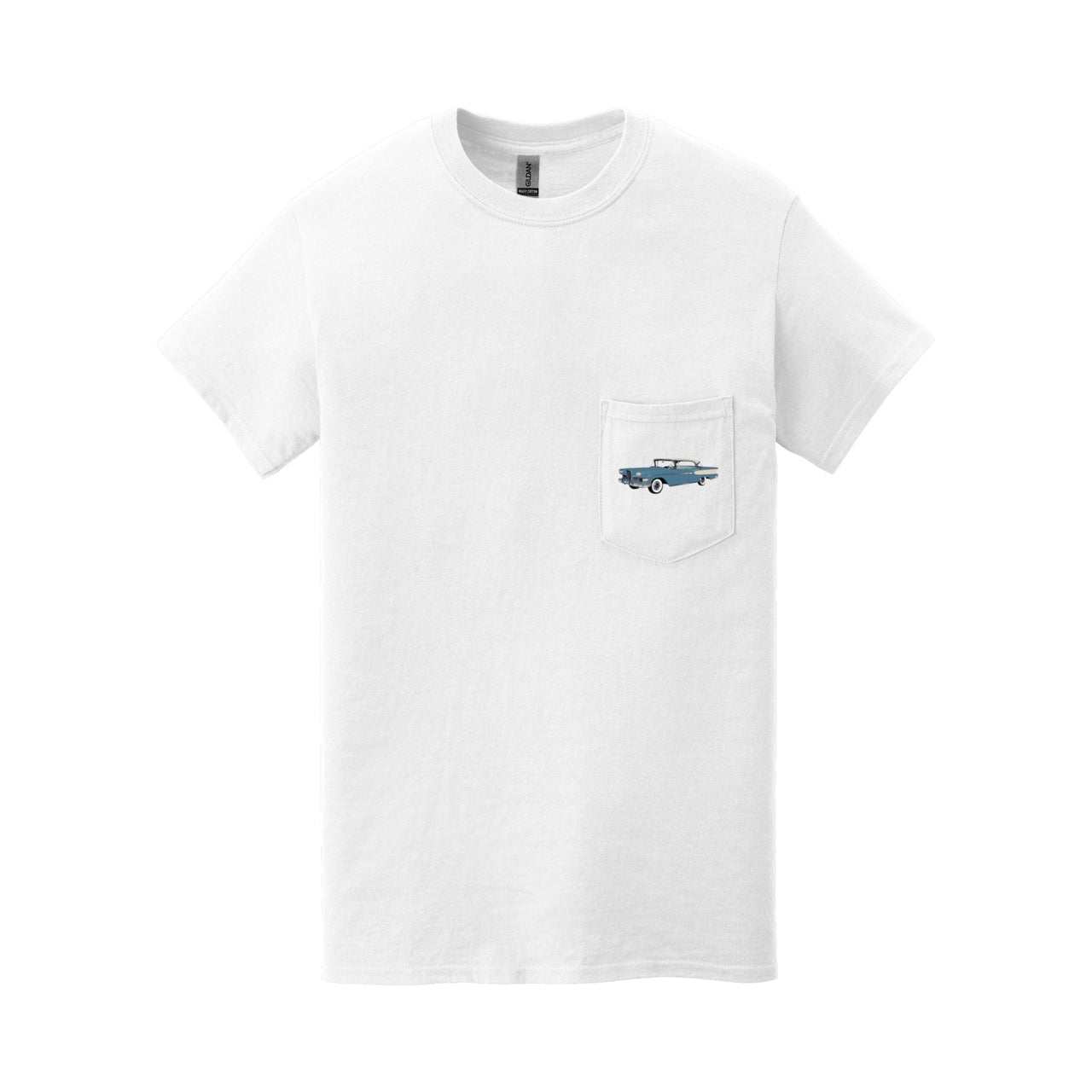 1958 Edsel Corsair Pocket T-shirt - Cars, Trucks & Cycles - Harvey Ltd