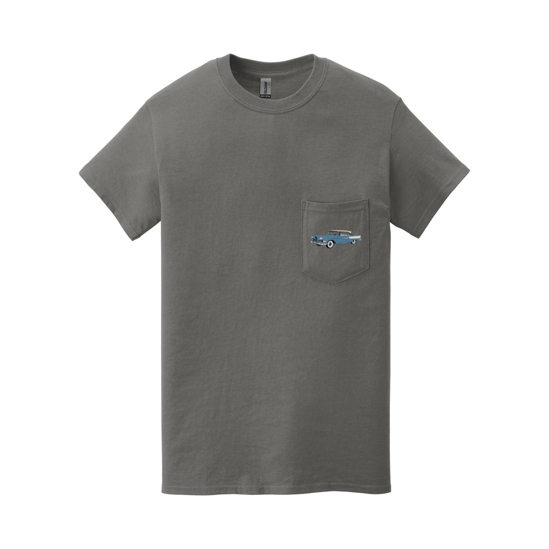 1958 Edsel Corsair Pocket T-shirt - Cars, Trucks & Cycles - Harvey Ltd