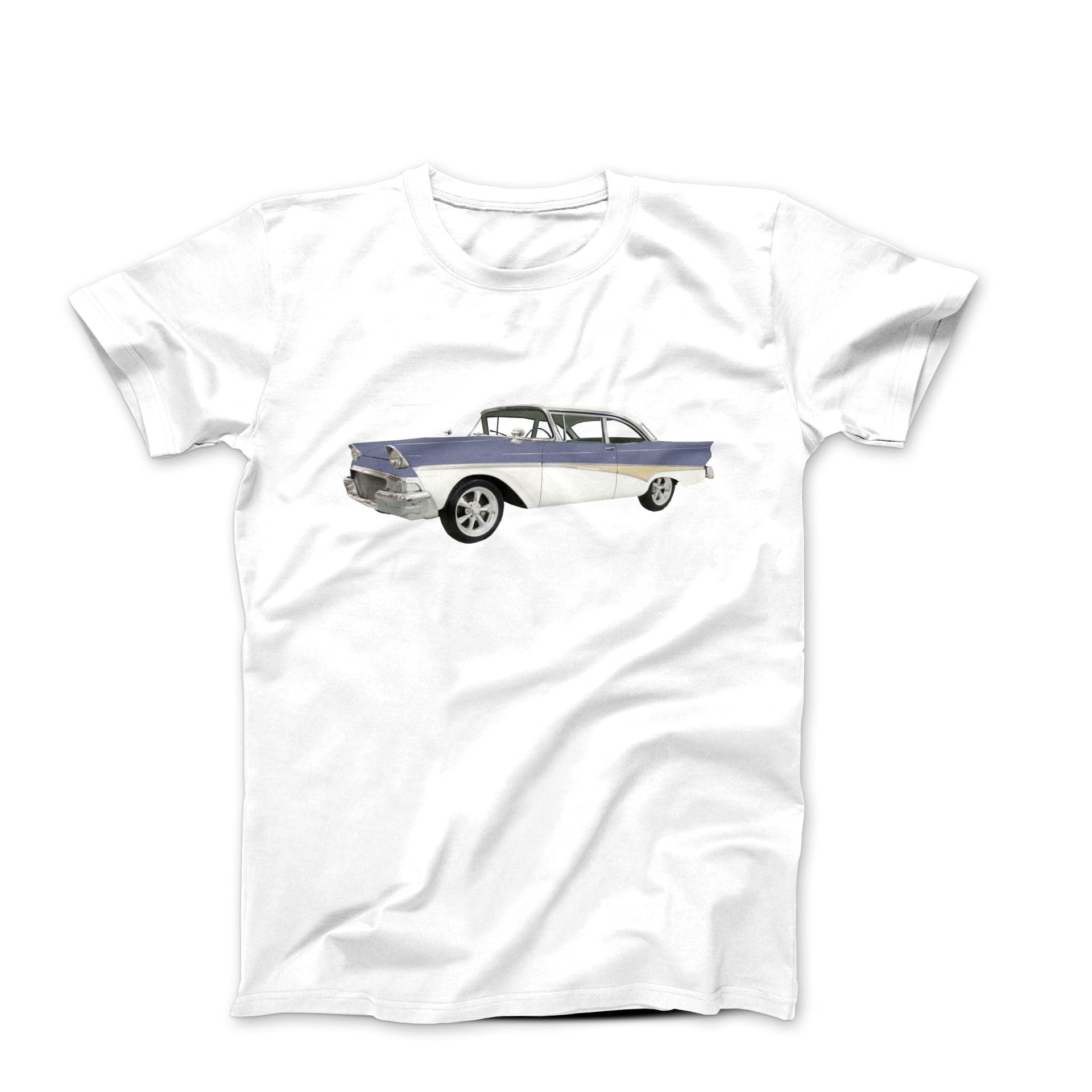 1958 Ford Fairlane Coupe T-shirt - Cars, Trucks & Cycles - Harvey Ltd
