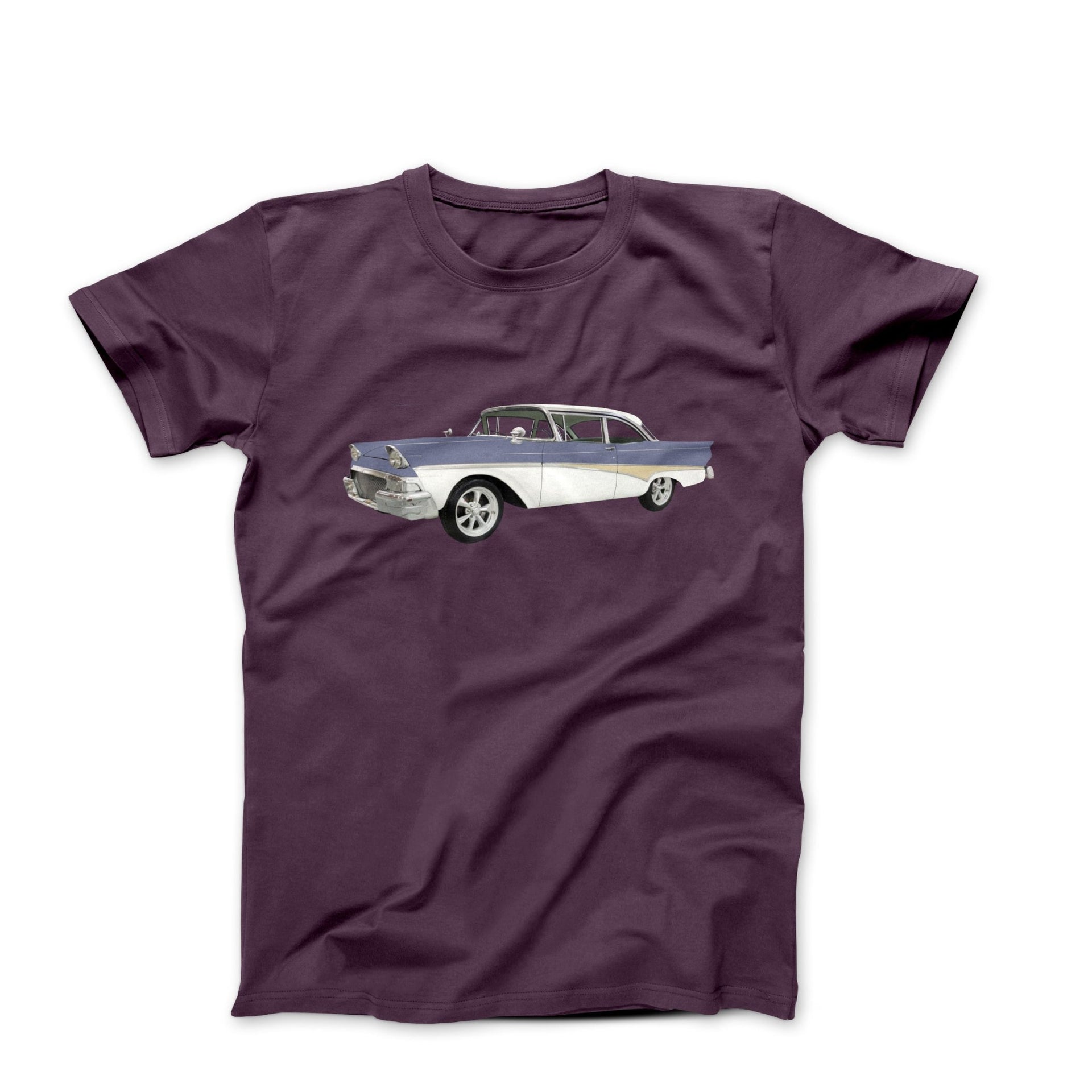 1958 Ford Fairlane Coupe T-shirt - Cars, Trucks & Cycles - Harvey Ltd