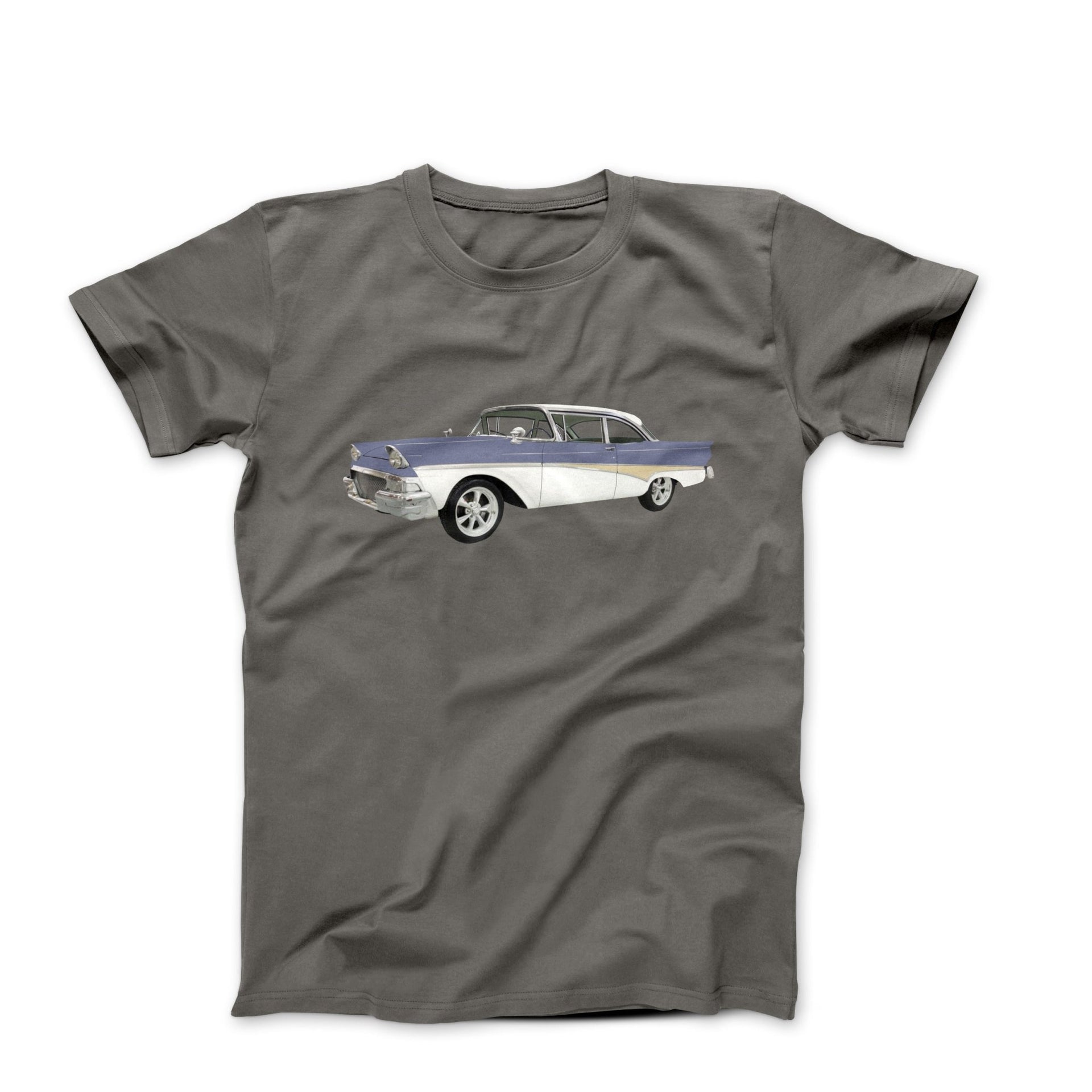 1958 Ford Fairlane Coupe T-shirt - Cars, Trucks & Cycles - Harvey Ltd