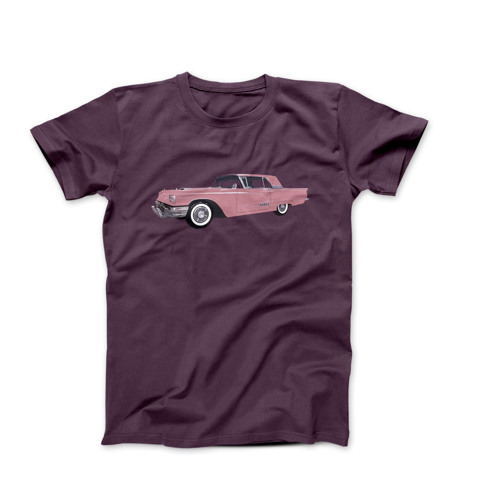 1958 Ford Thunderbird Cameo Rose 352 V8 T-shirt - Cars, Trucks & Cycles - Harvey Ltd