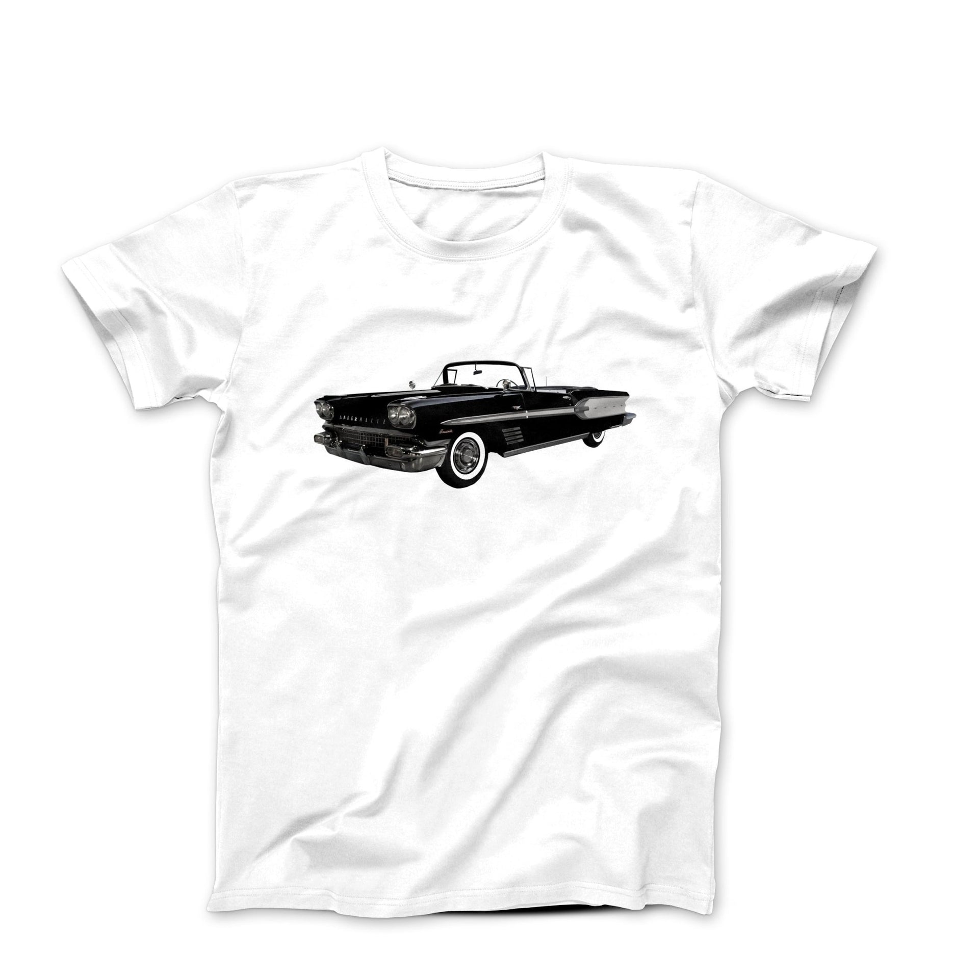 1958 Pontiac Bonneville Convertible T-shirt - Cars, Trucks & Cycles - Harvey Ltd