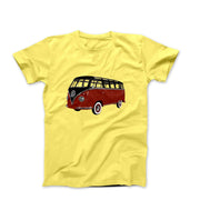 1958 VW Deluxe 23 - Window Microbus T-shirt - Cars, Trucks & Cycles - Harvey Ltd