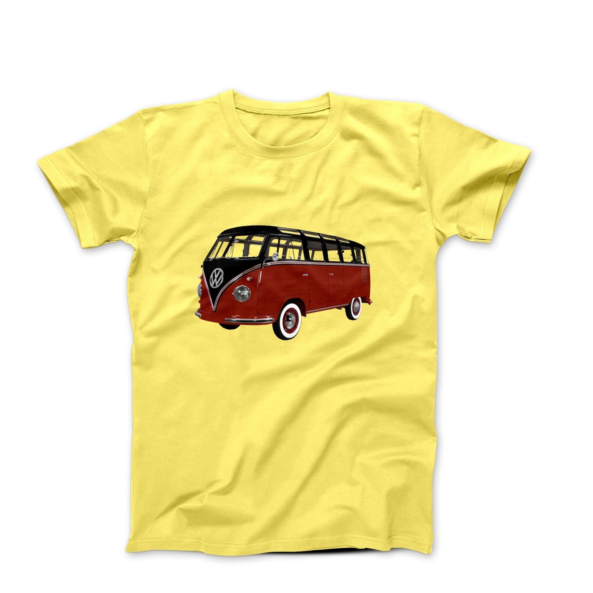 1958 VW Deluxe 23 - Window Microbus T-shirt - Cars, Trucks & Cycles - Harvey Ltd