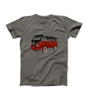1958 VW Deluxe 23 - Window Microbus T-shirt - Cars, Trucks & Cycles - Harvey Ltd