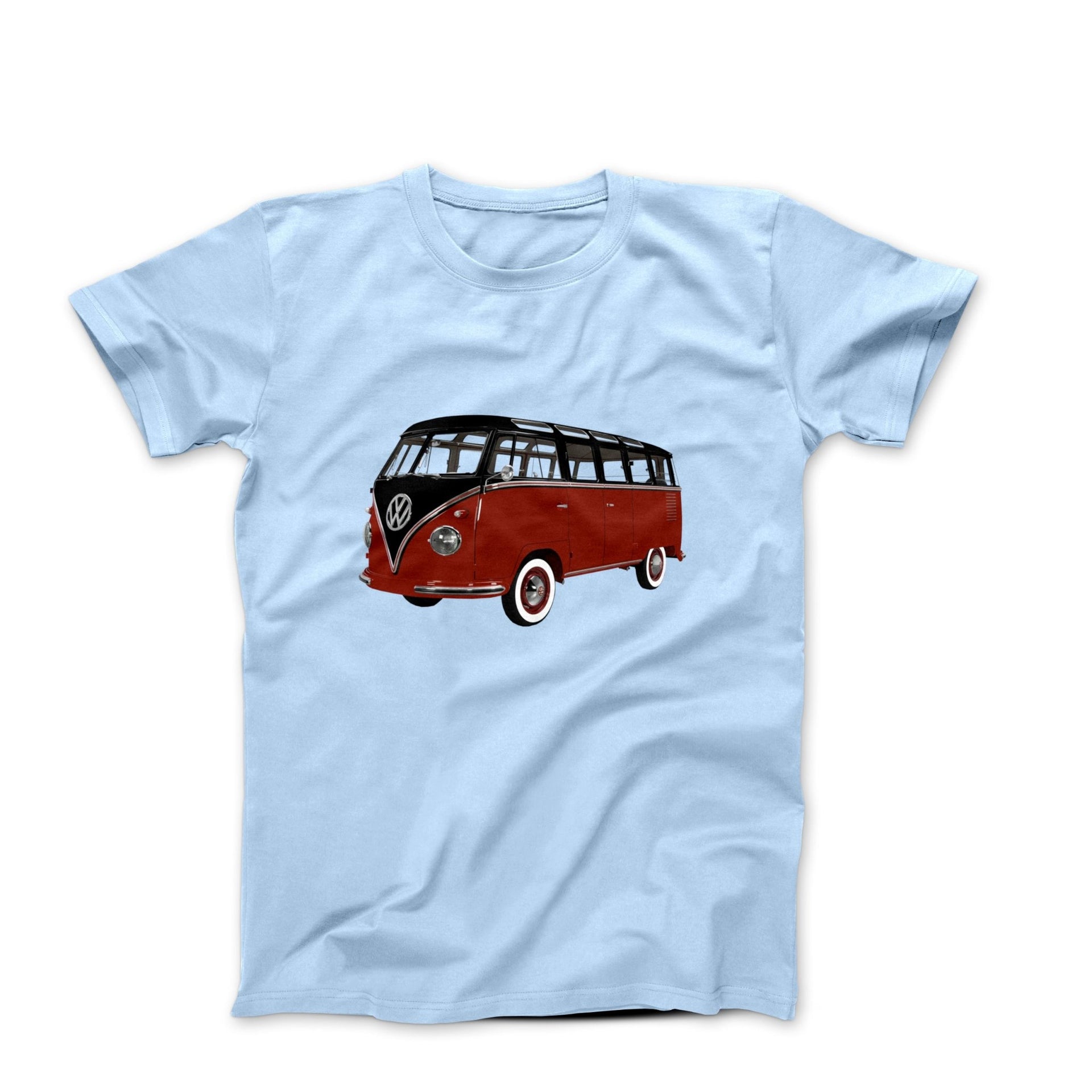 1958 VW Deluxe 23 - Window Microbus T-shirt - Cars, Trucks & Cycles - Harvey Ltd