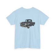 1959 Chevy Apache 3100 Pickup Front & Back Printed T-shirt - Cars, Trucks & Cycles - Harvey Ltd