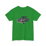 1959 Chevy Apache 3100 Pickup Front & Back Printed T-shirt - Cars, Trucks & Cycles - Harvey Ltd