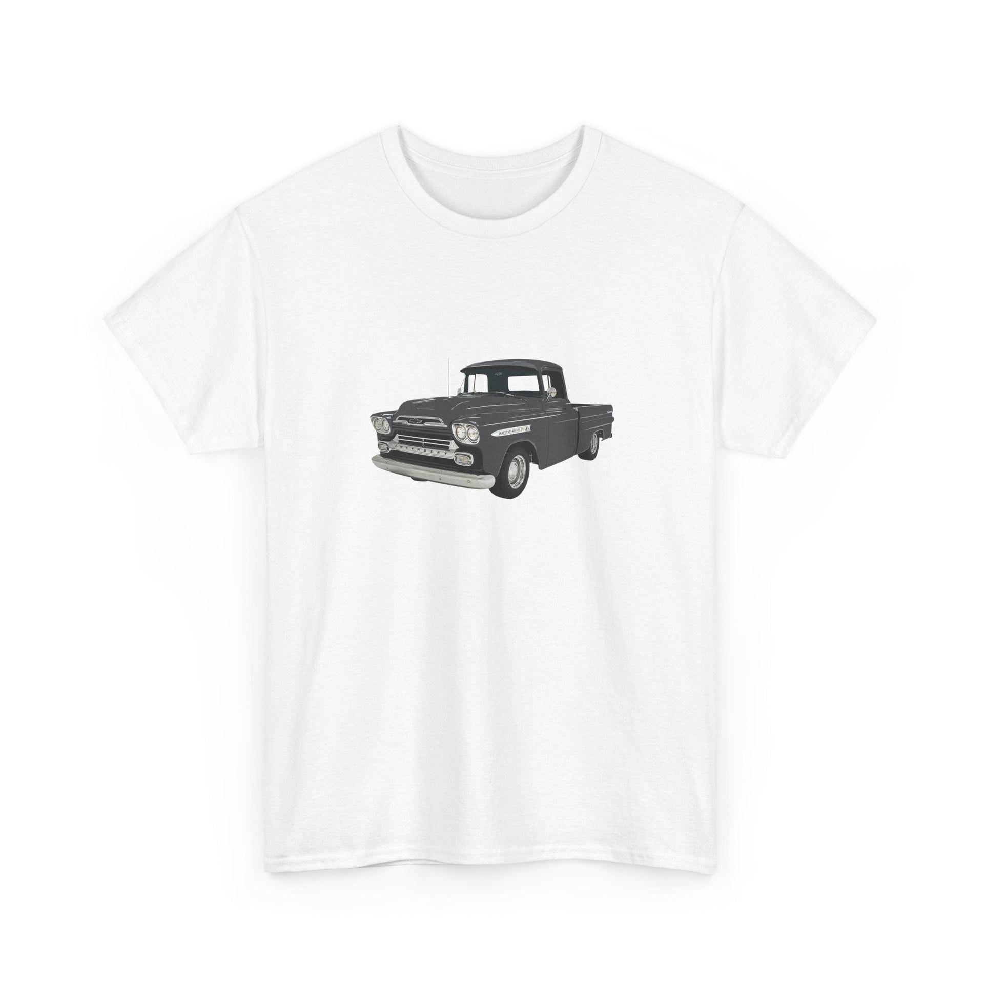 1959 Chevy Apache 3100 Pickup T-shirt - Cars, Trucks & Cycles - Harvey Ltd