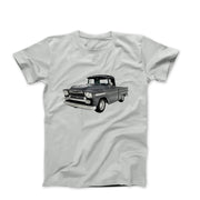 1959 Chevy Apache 3100 Pickup T-shirt - Cars, Trucks & Cycles - Harvey Ltd