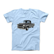 1959 Chevy Apache 3100 Pickup T-shirt - Cars, Trucks & Cycles - Harvey Ltd