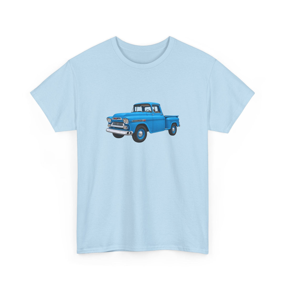 1959 Chevy Apache 3100 Pickup Truck T-shirt - Cars, Trucks & Cycles - Harvey Ltd