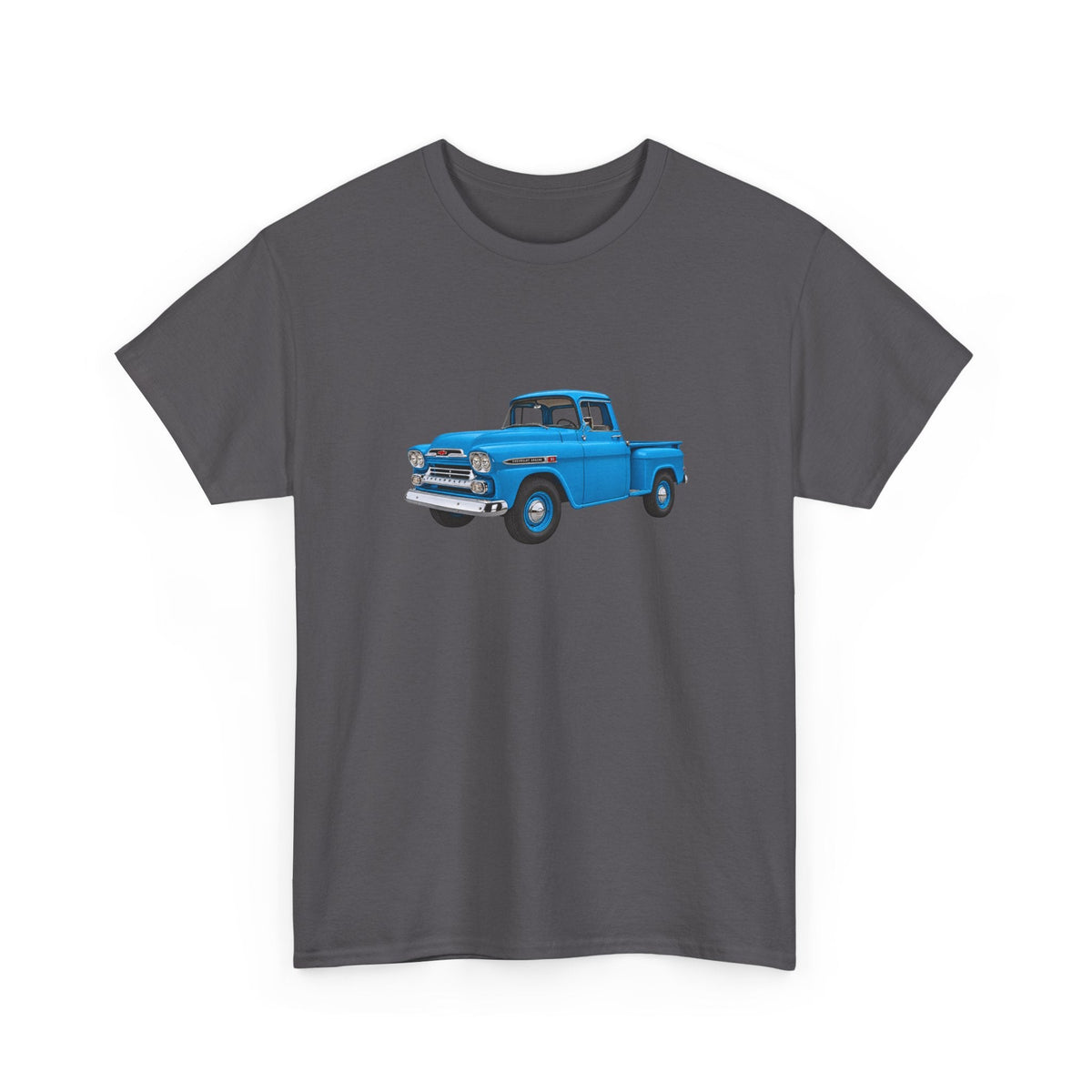 1959 Chevy Apache 3100 Pickup Truck T-shirt - Cars, Trucks & Cycles - Harvey Ltd
