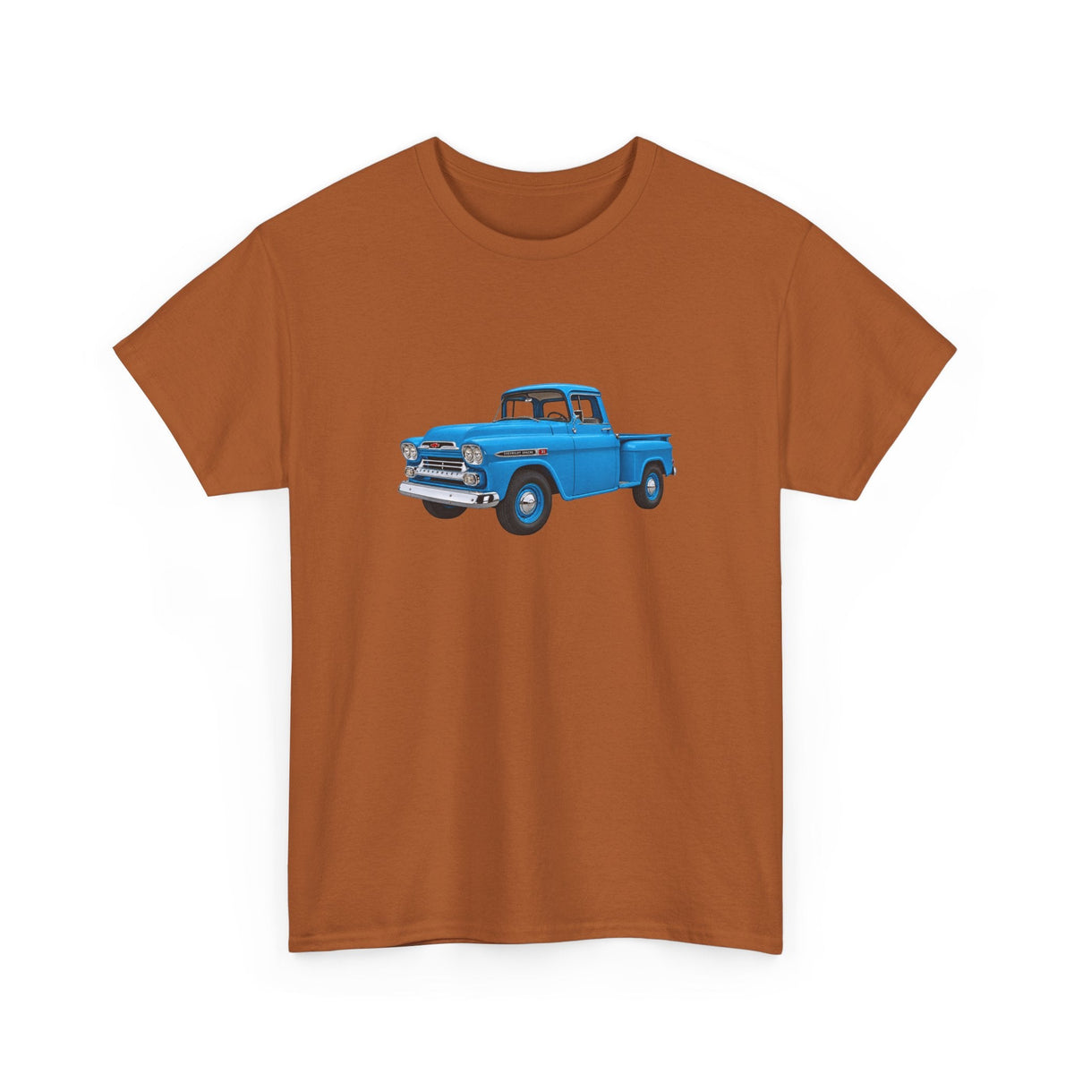 1959 Chevy Apache 3100 Pickup Truck T-shirt - Cars, Trucks & Cycles - Harvey Ltd
