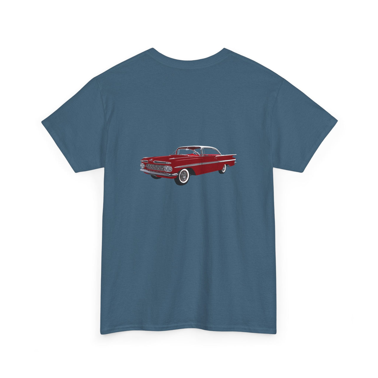 1959 Chevy Impala 2 - sided Print T-shirt - Cars, Trucks & Cycles - Harvey Ltd