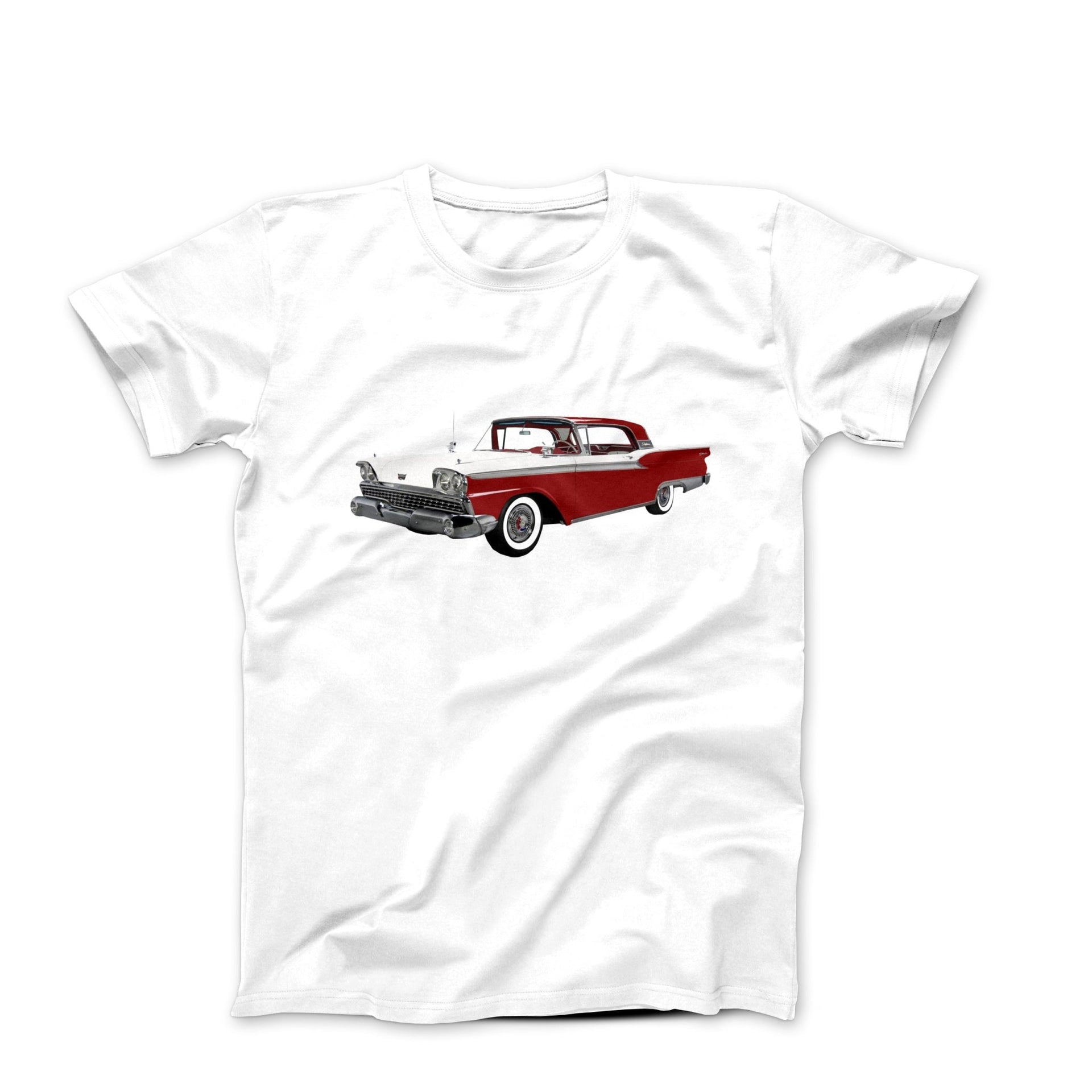 1959 Ford Galaxie Skyliner T-shirt - Cars, Trucks & Cycles - Harvey Ltd