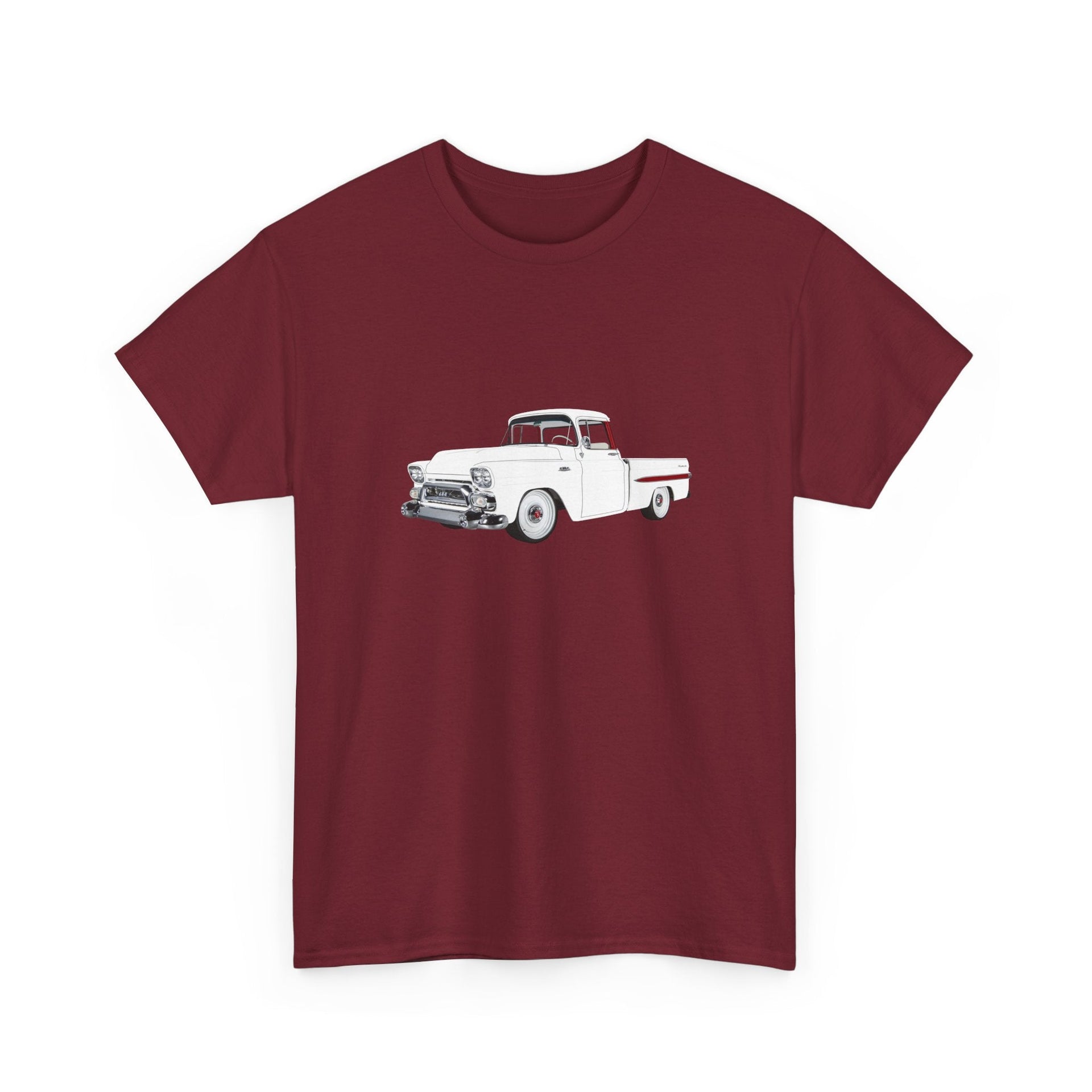 1959 GMC 100 Fleetside Pickup T-shirt - Cars, Trucks & Cycles - Harvey Ltd