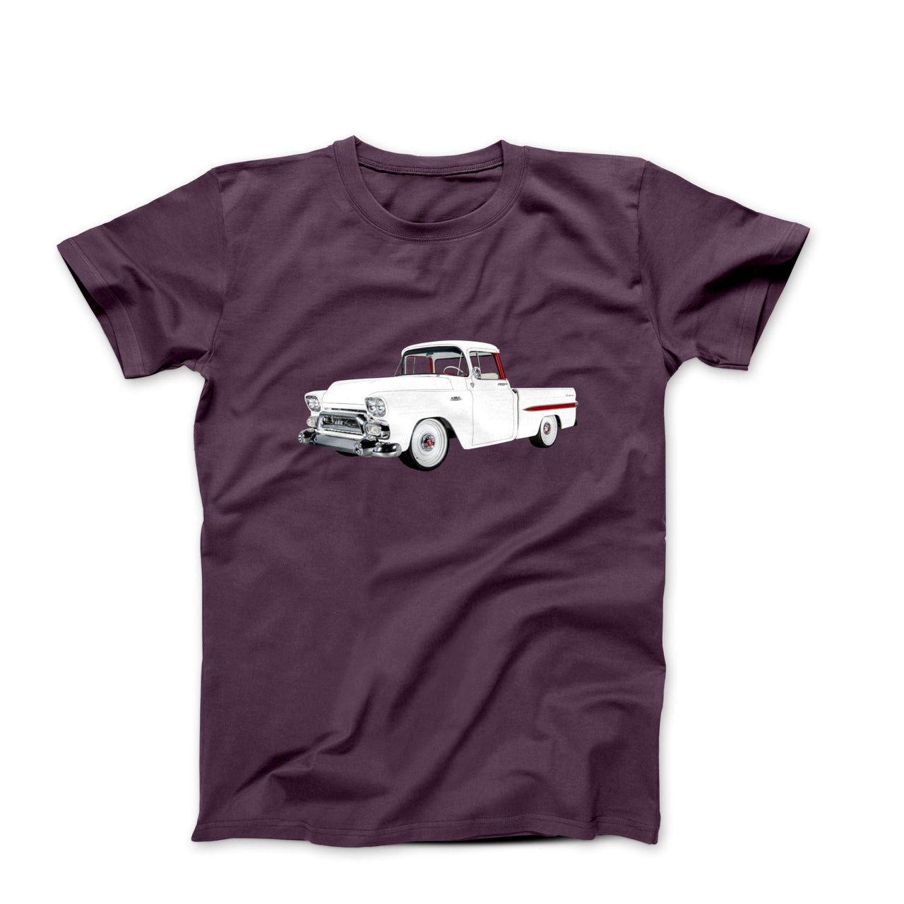 1959 GMC 100 Fleetside Pickup Truck T-shirt - Cars, Trucks & Cycles - Harvey Ltd