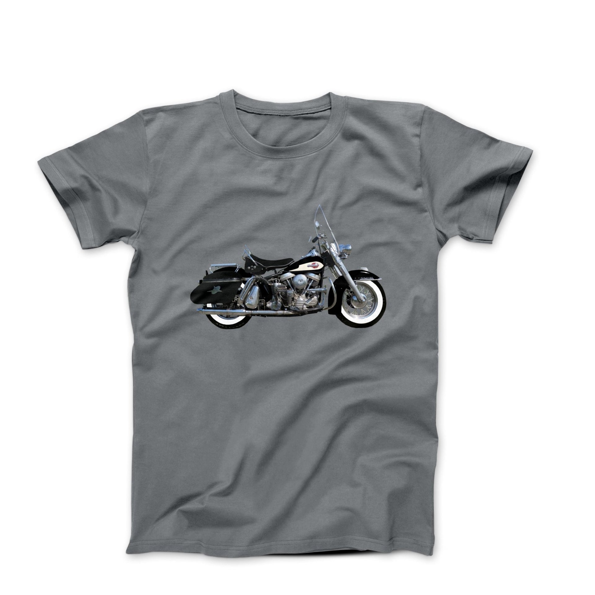 1959 Harley FL Duo - Glide Motorcycle T-shirt - Cars, Trucks & Cycles - Harvey Ltd