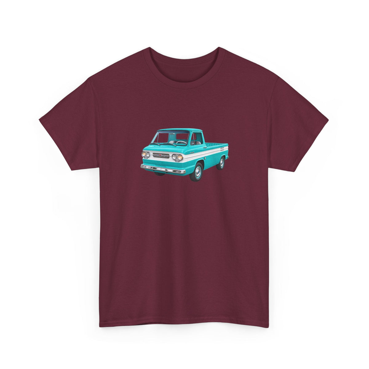 1962 Chevy Corvair 95 Loadside Pickup T-Shirt - Cars, Trucks & Cycles - Harvey Ltd