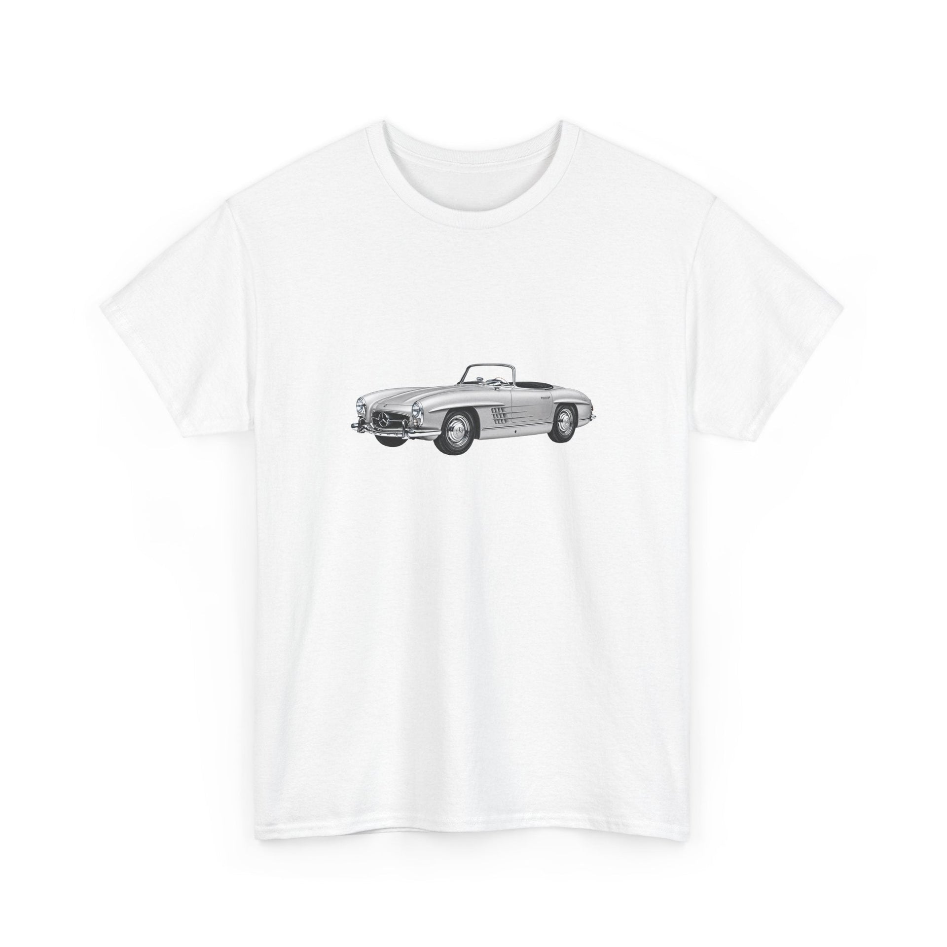 1962 Mercedes 300SL Alloy-Block Roadster T-shirt - Cars, Trucks & Cycles - Harvey Ltd