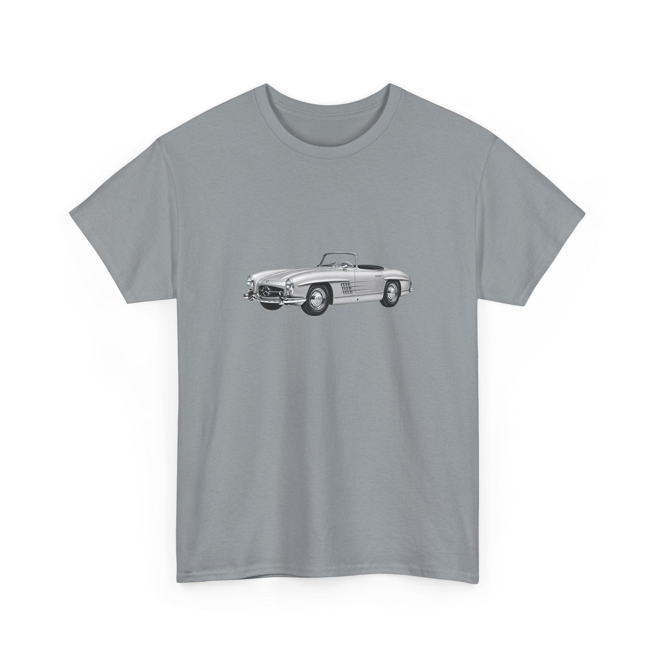 1962 Mercedes 300SL Alloy-Block Roadster T-shirt - Cars, Trucks & Cycles - Harvey Ltd