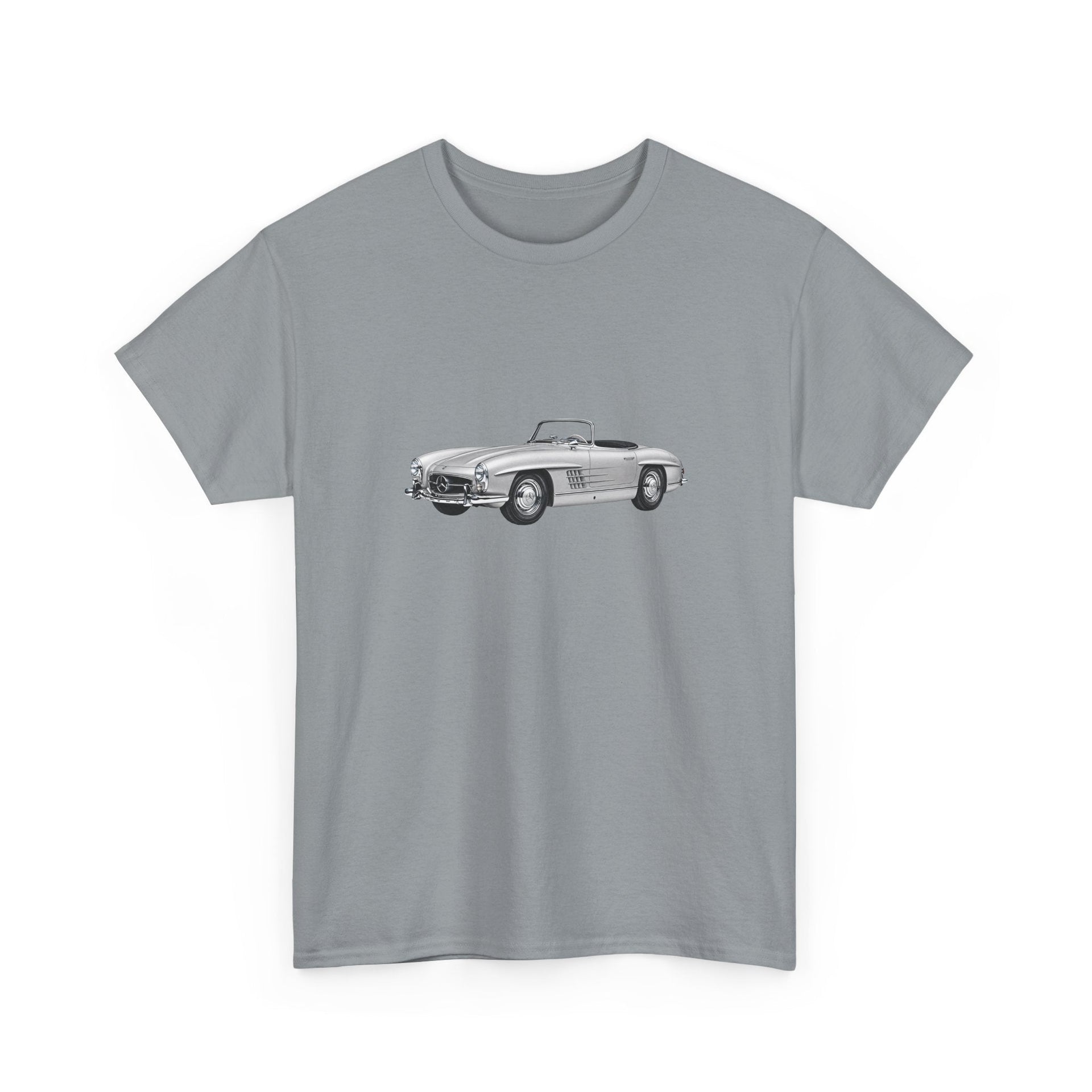 1962 Mercedes 300SL Alloy-Block Roadster T-shirt - Cars, Trucks & Cycles - Harvey Ltd