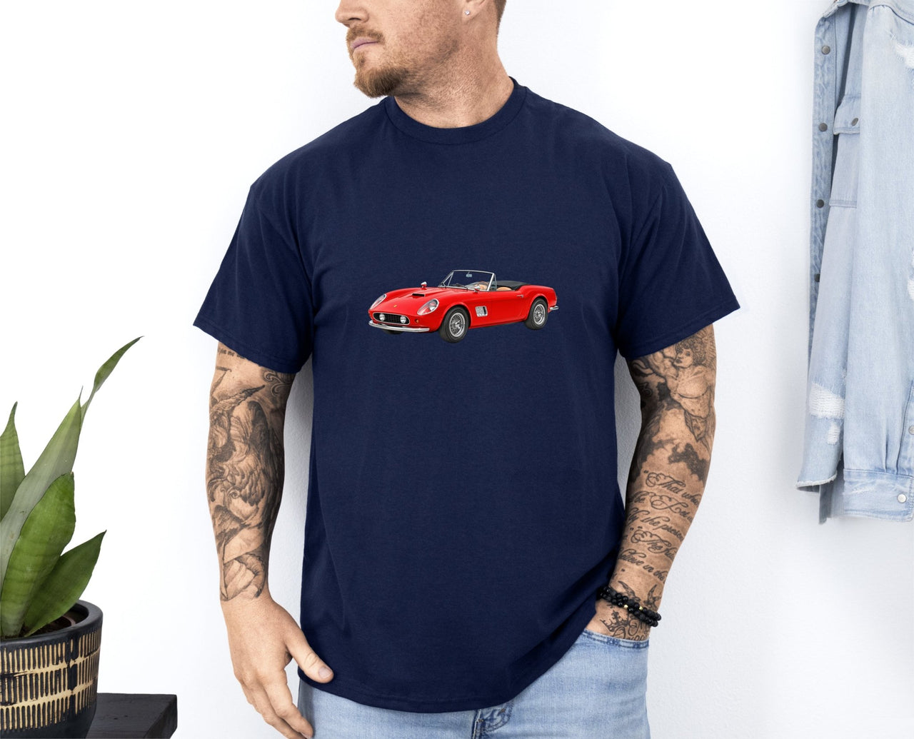 1963 Ferrari GT California Spyder T-shirt - Cars, Trucks & Cycles - Harvey Ltd
