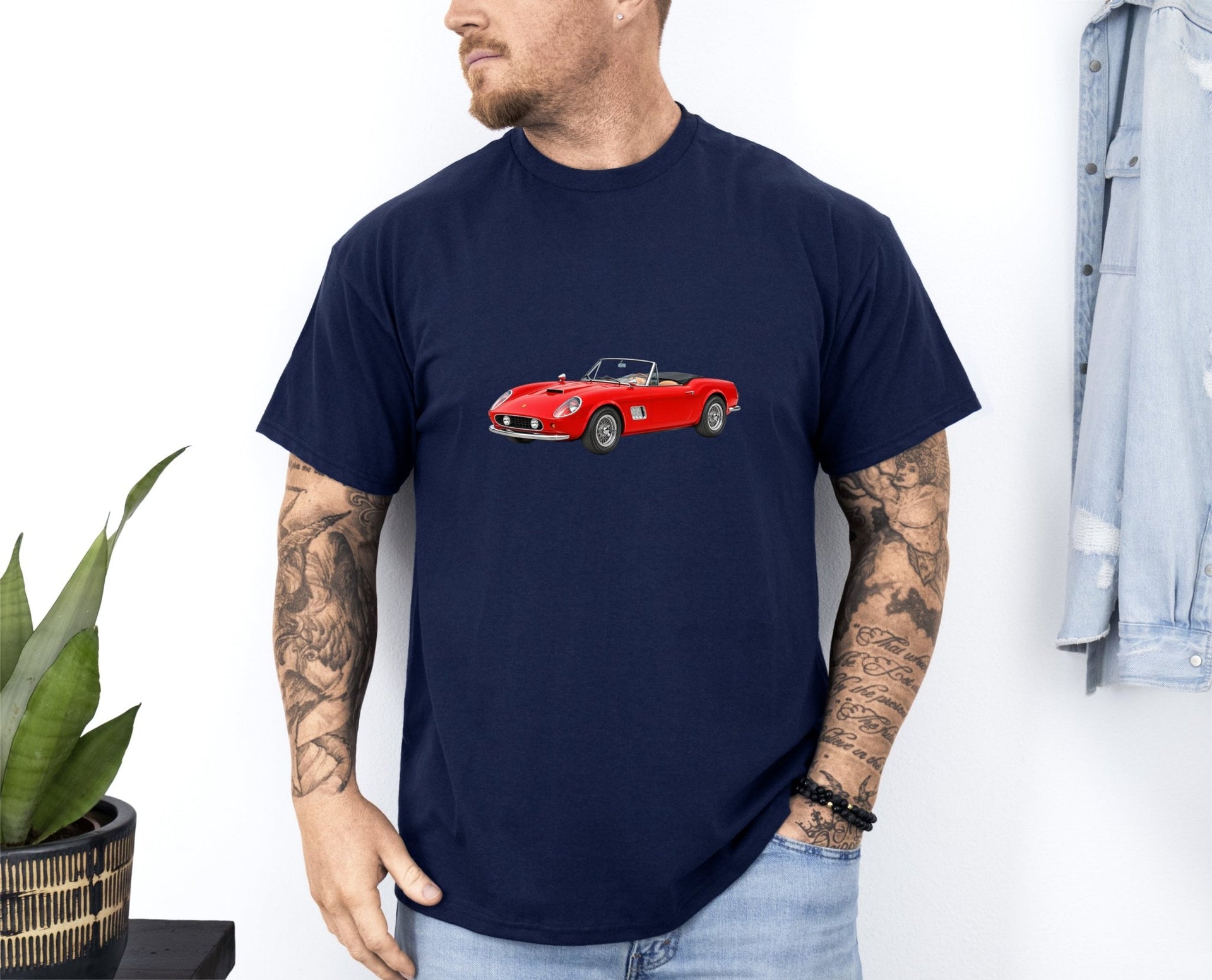 1963 Ferrari GT California Spyder T-shirt - Cars, Trucks & Cycles - Harvey Ltd
