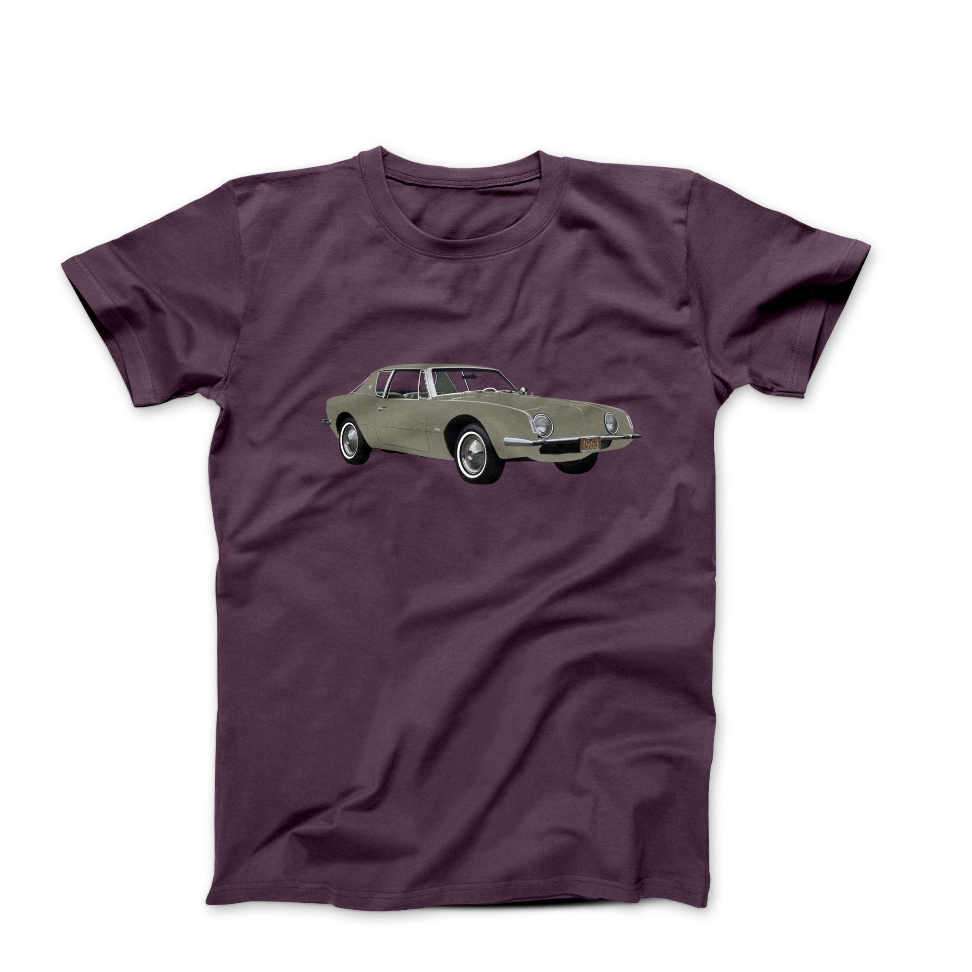 1963 Studebaker Avanti Coupe T-shirt - Cars, Trucks & Cycles - Harvey Ltd