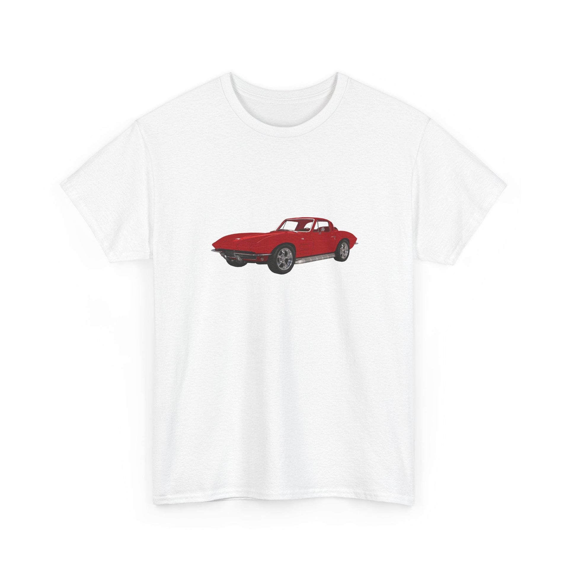 1964 Chevy Corvette Riverside Red T-shirt - Cars, Trucks & Cycles - Harvey Ltd
