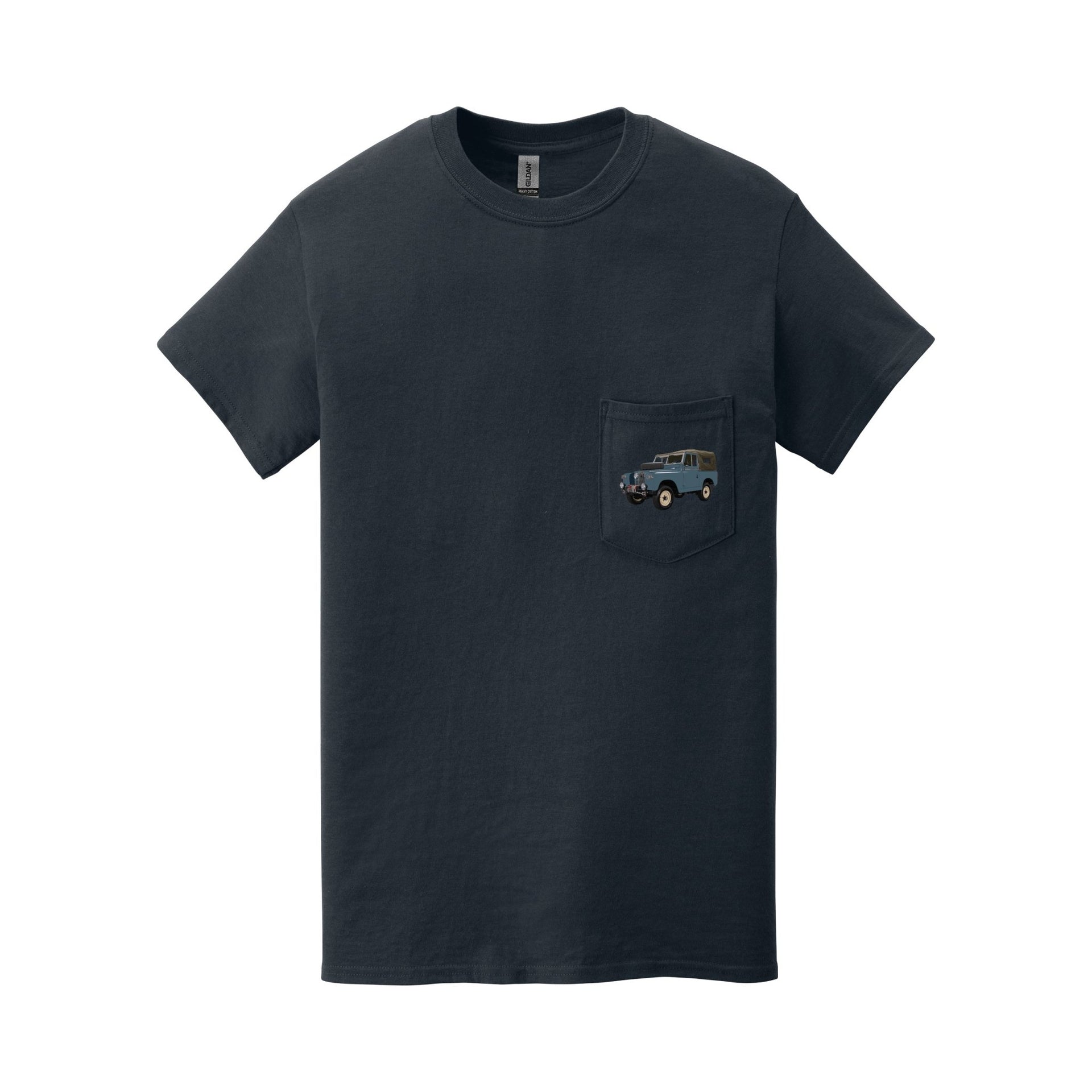 1964 Land Rover Series IIA Pocket T‑Shirt - Cars, Trucks & Cycles - Harvey Ltd