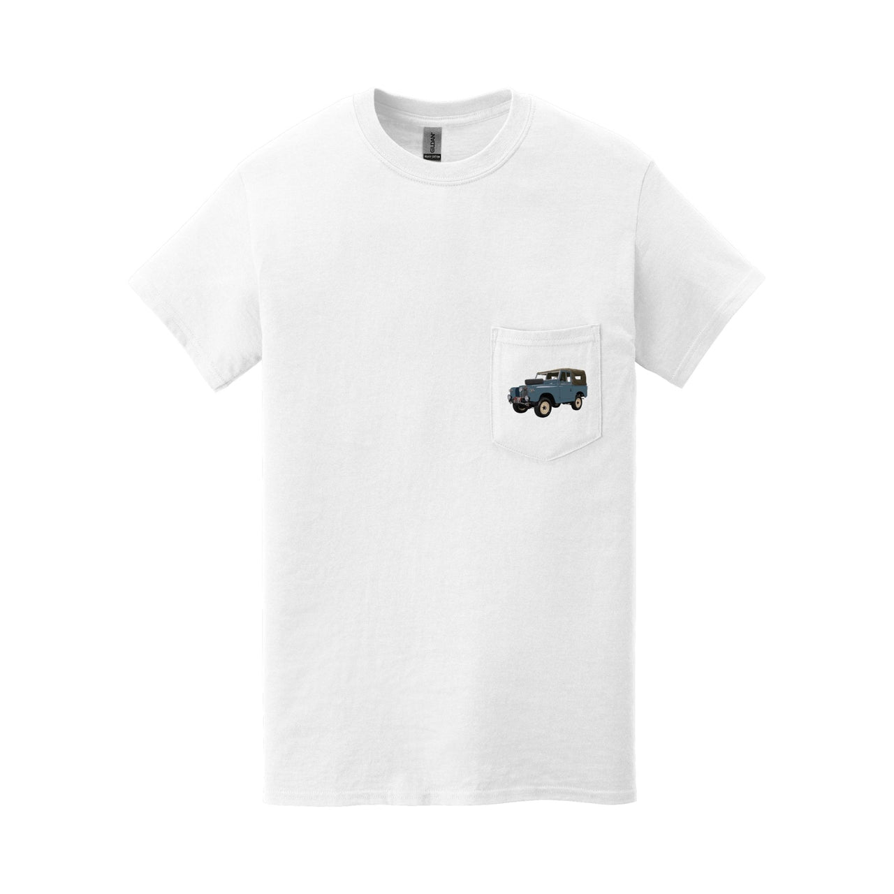 1964 Land Rover Series IIA Pocket T‑Shirt - Cars, Trucks & Cycles - Harvey Ltd
