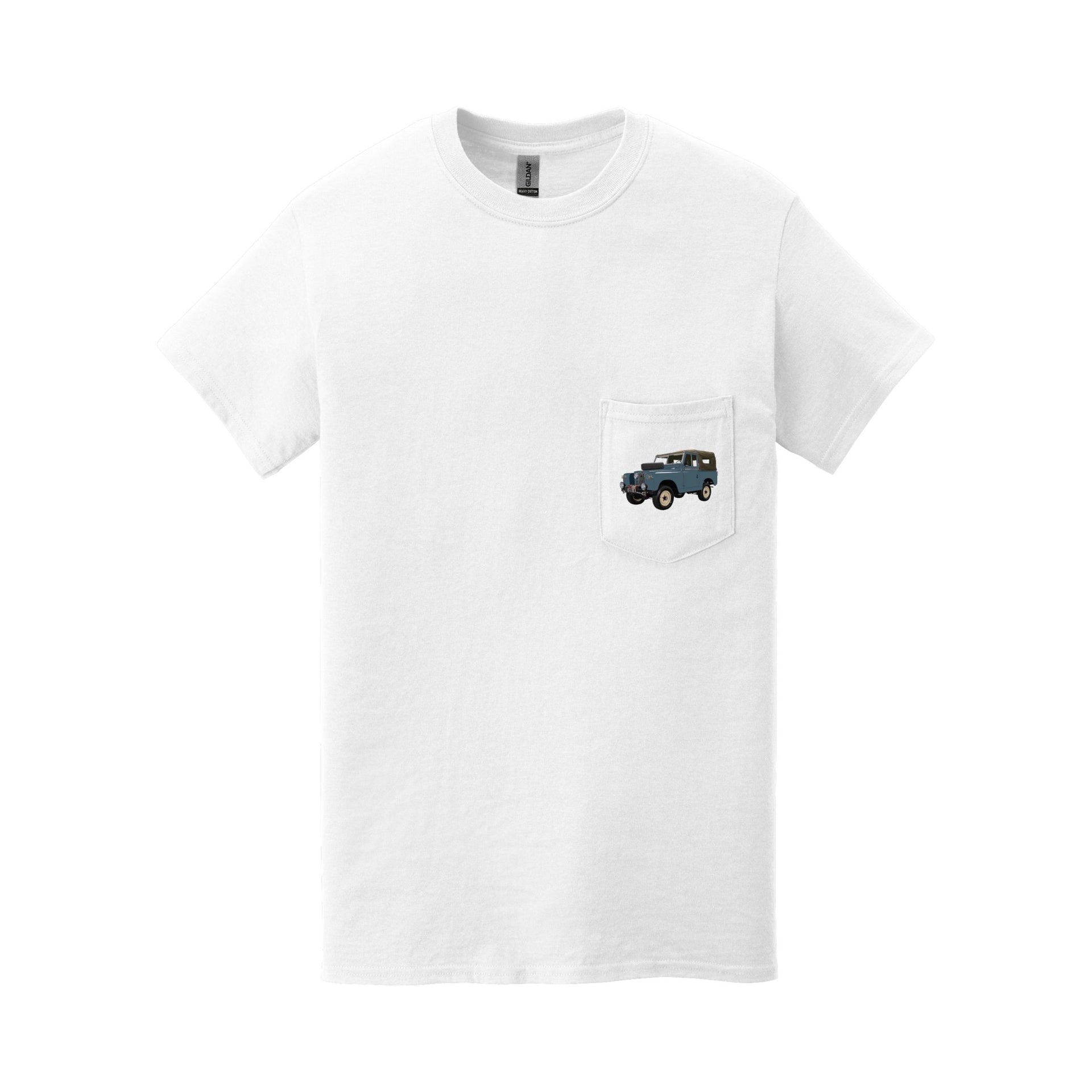1964 Land Rover Series IIA Pocket T‑Shirt - Cars, Trucks & Cycles - Harvey Ltd