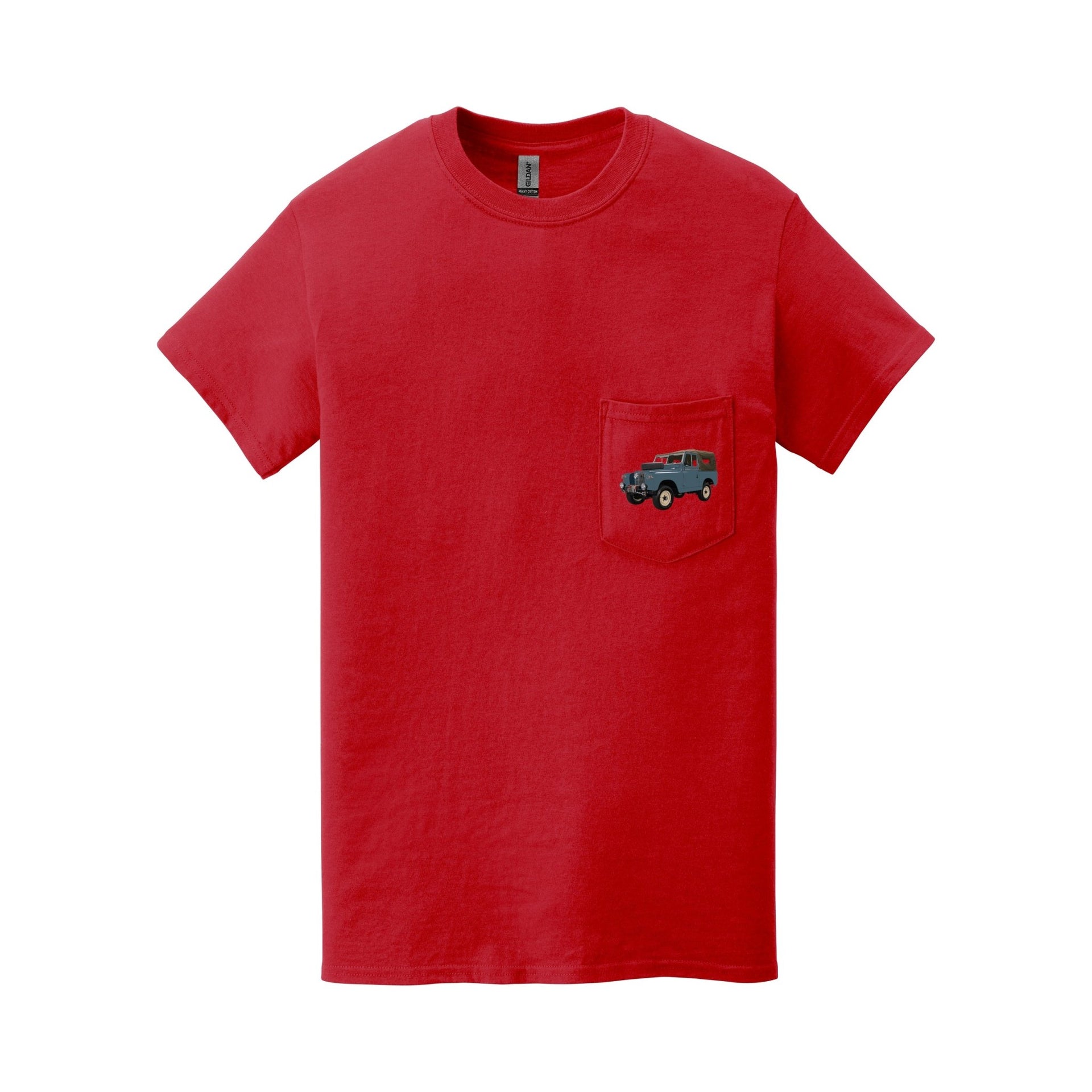 1964 Land Rover Series IIA Pocket T‑Shirt - Cars, Trucks & Cycles - Harvey Ltd